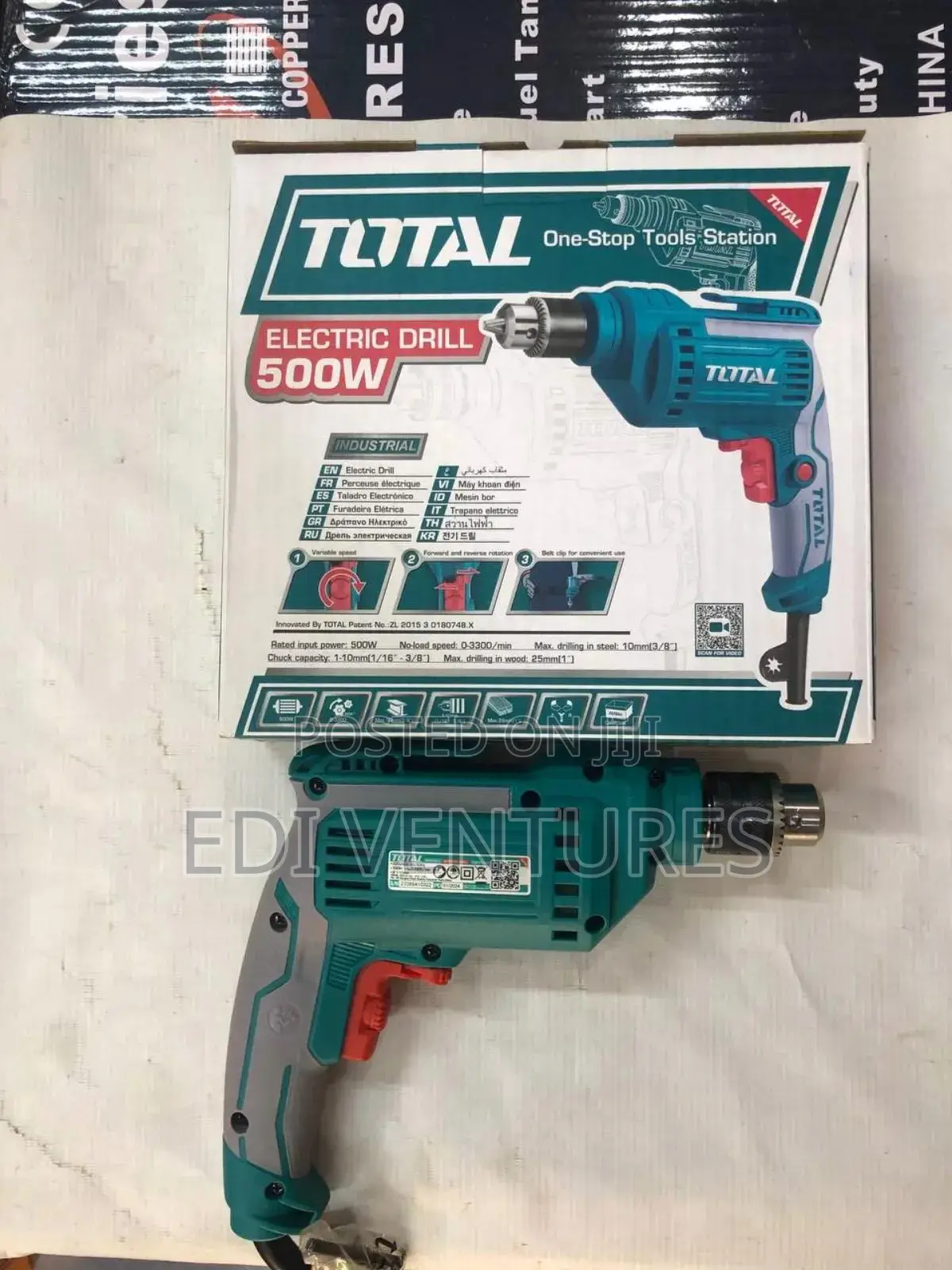 Total 500w Electric Drill