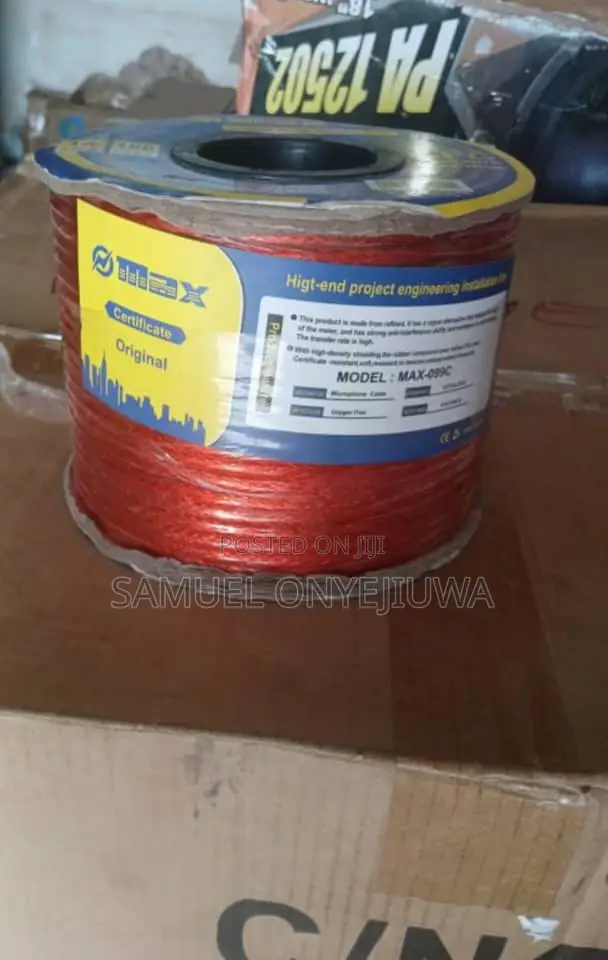 Omax Transparent Microphone Cable