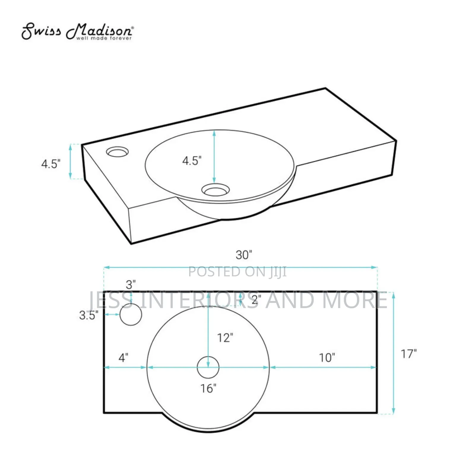 Wall-Mount Bathroom Sink
