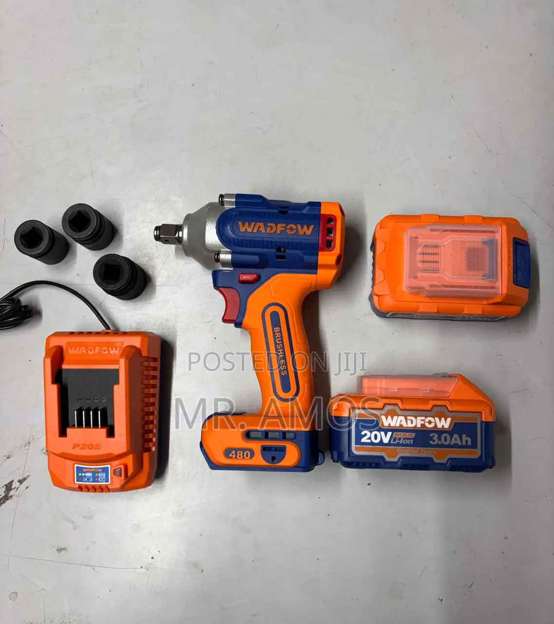 480n.M Li-Ion Brushless Impact Wrench 20v - Wcd1b48