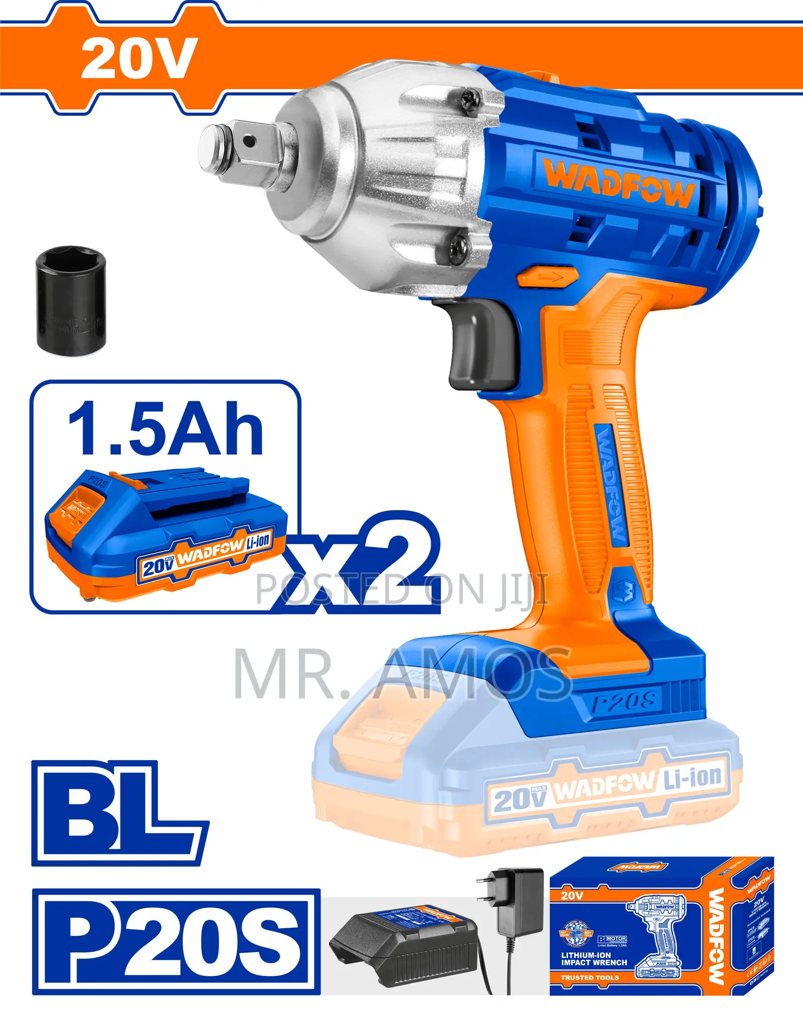 300n.M Lithium-Ion Impact Wrench - Wcd1512