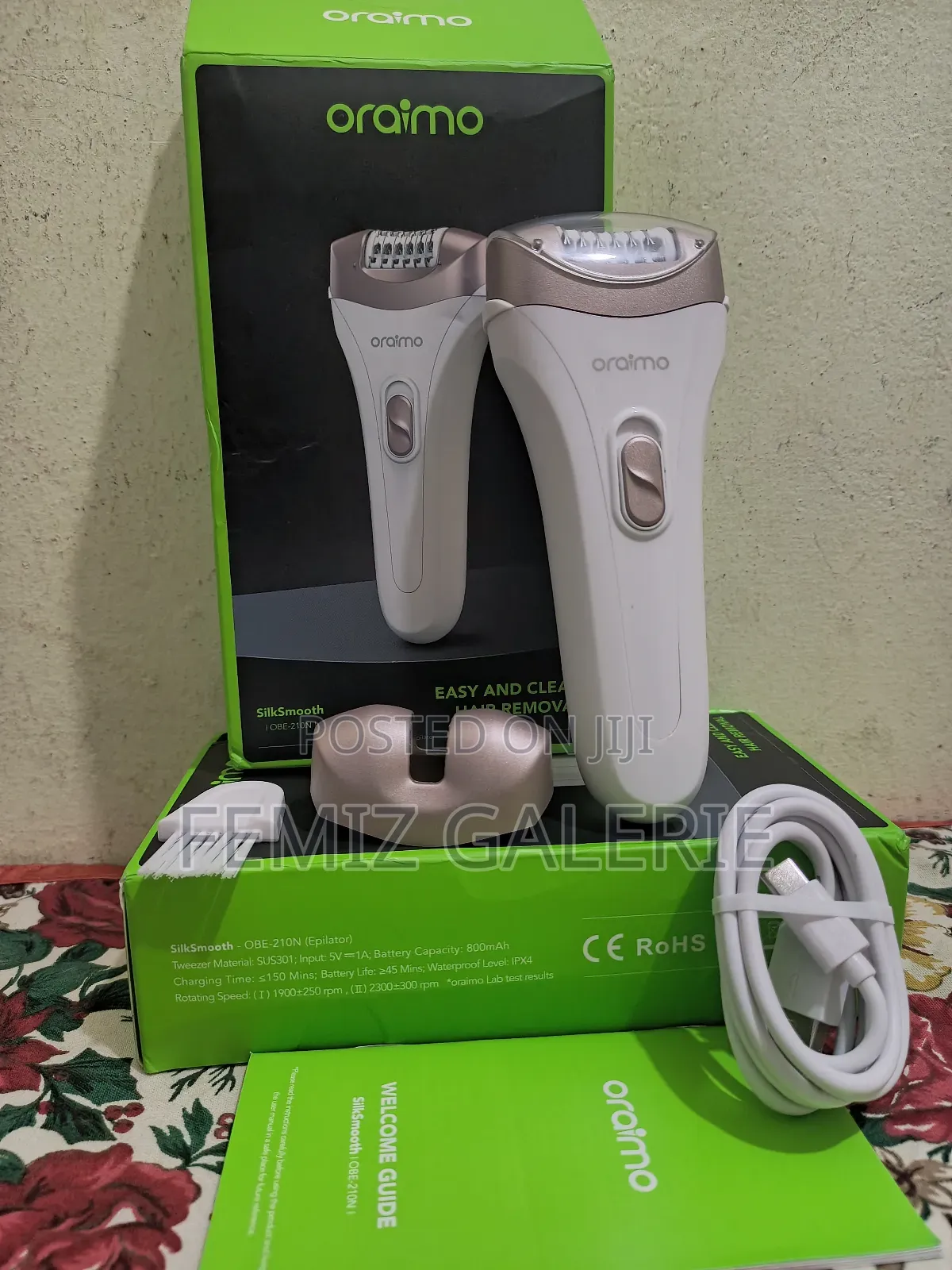 Oraimo Silksmooth Women Hair Removal Epilator
