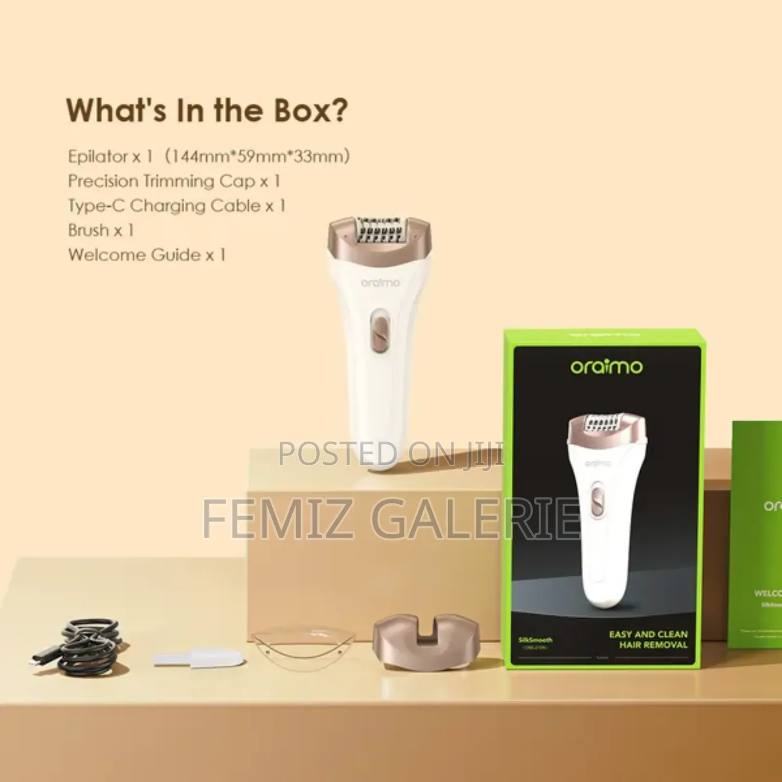 Oraimo Silksmooth Women Hair Removal Epilator