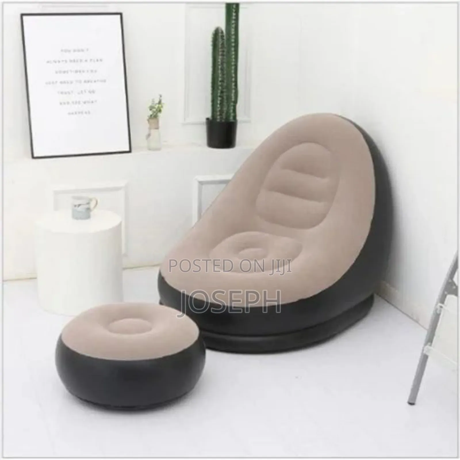 Inflatable Sofa With Stool