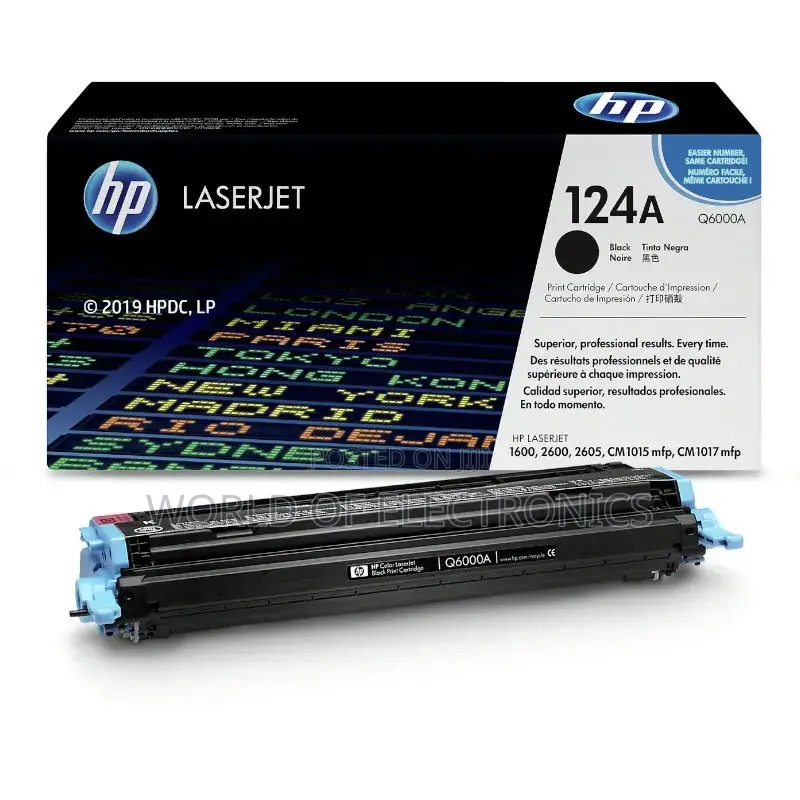 Hp Original Toner Q6000a (124a) Black