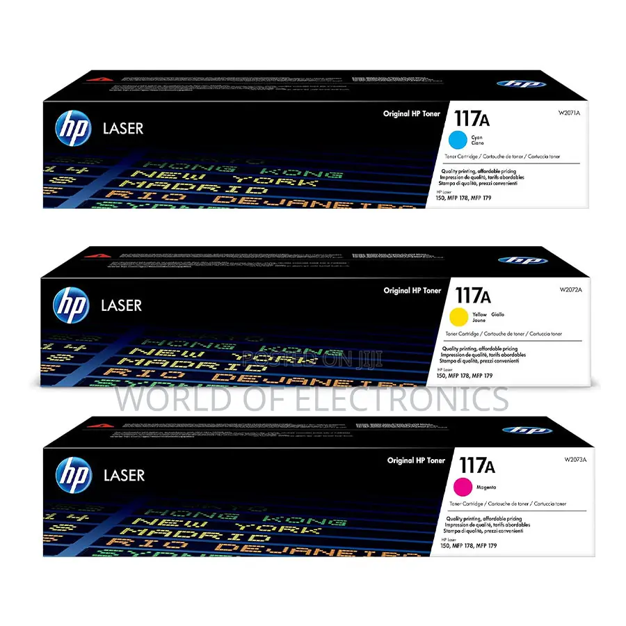 Hp Original Toner (117a) Cyan Yellow Magenta