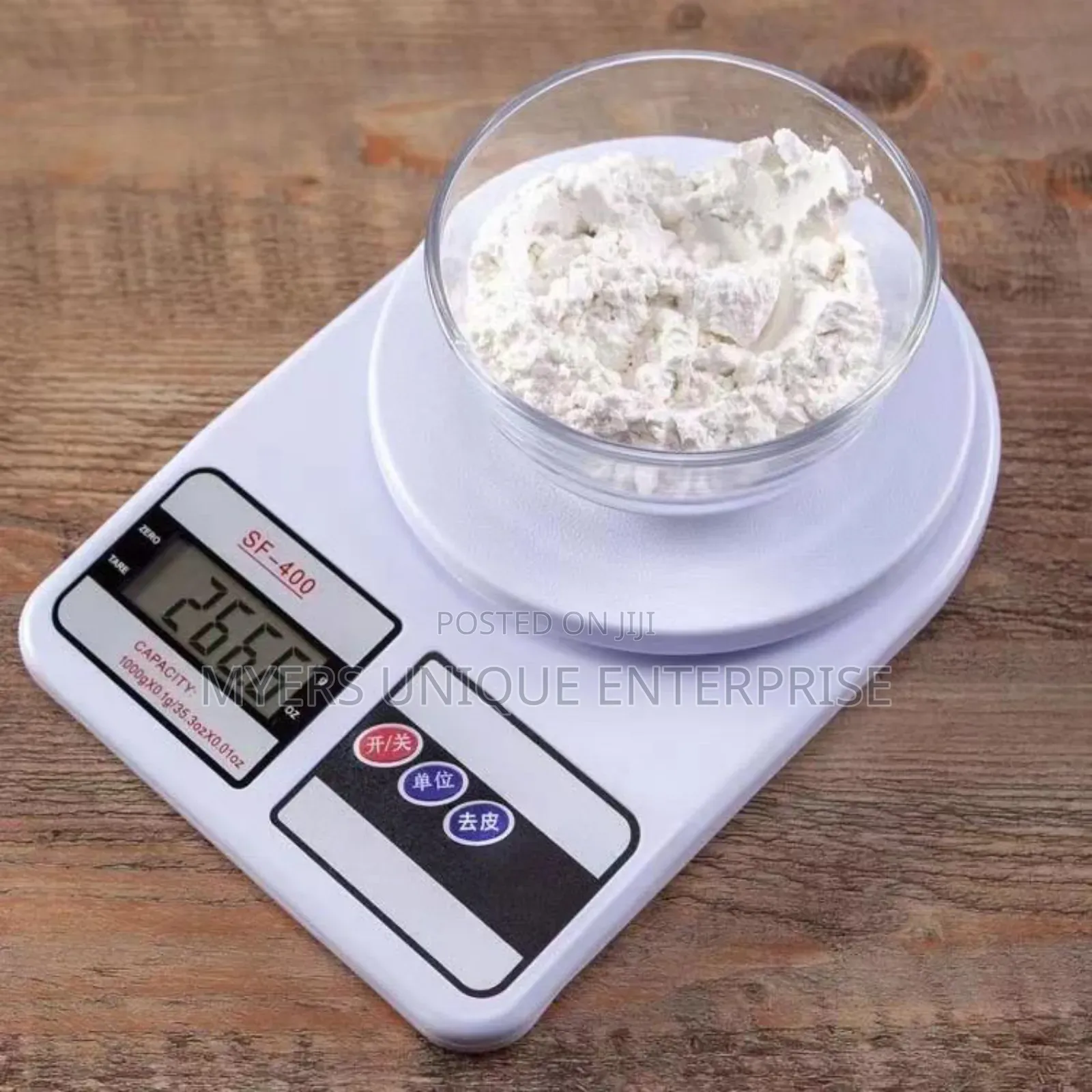 Electric Kitchen Scale for Measuring Food Item