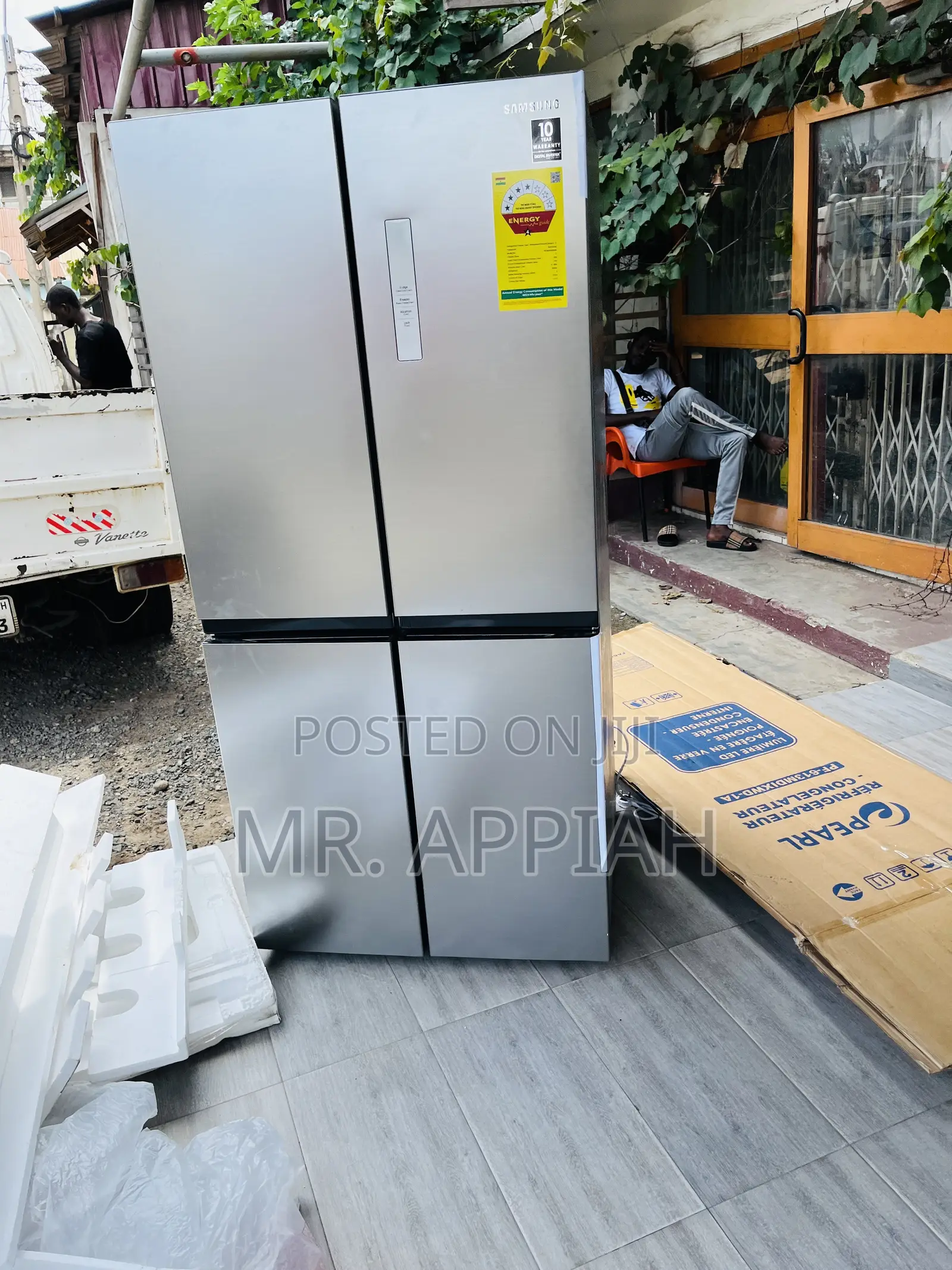 Fast Cooling Samsung 4 Doors 488l Side by Side Fridge.