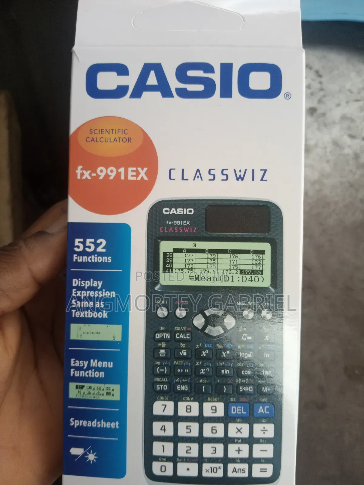 Casio Scientific Calculator 552 Function