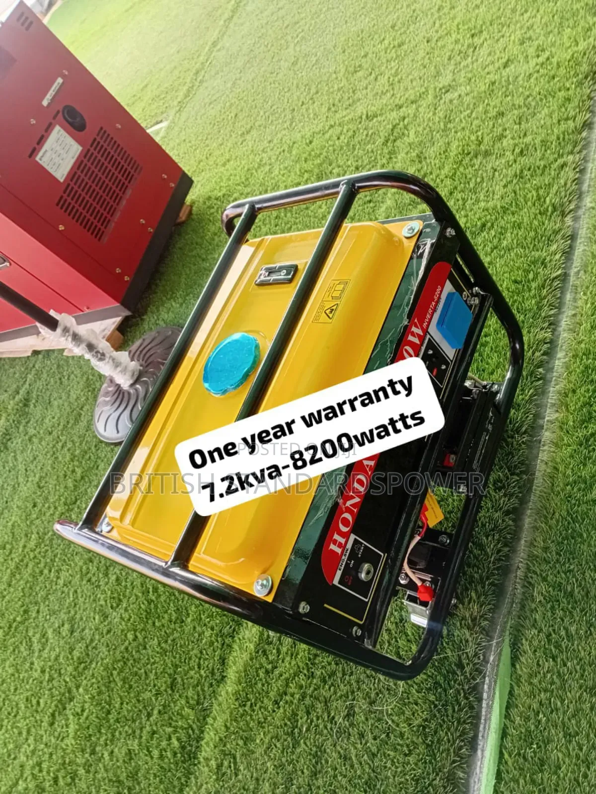 Stabilised Power 7.2kva Petrol Generator