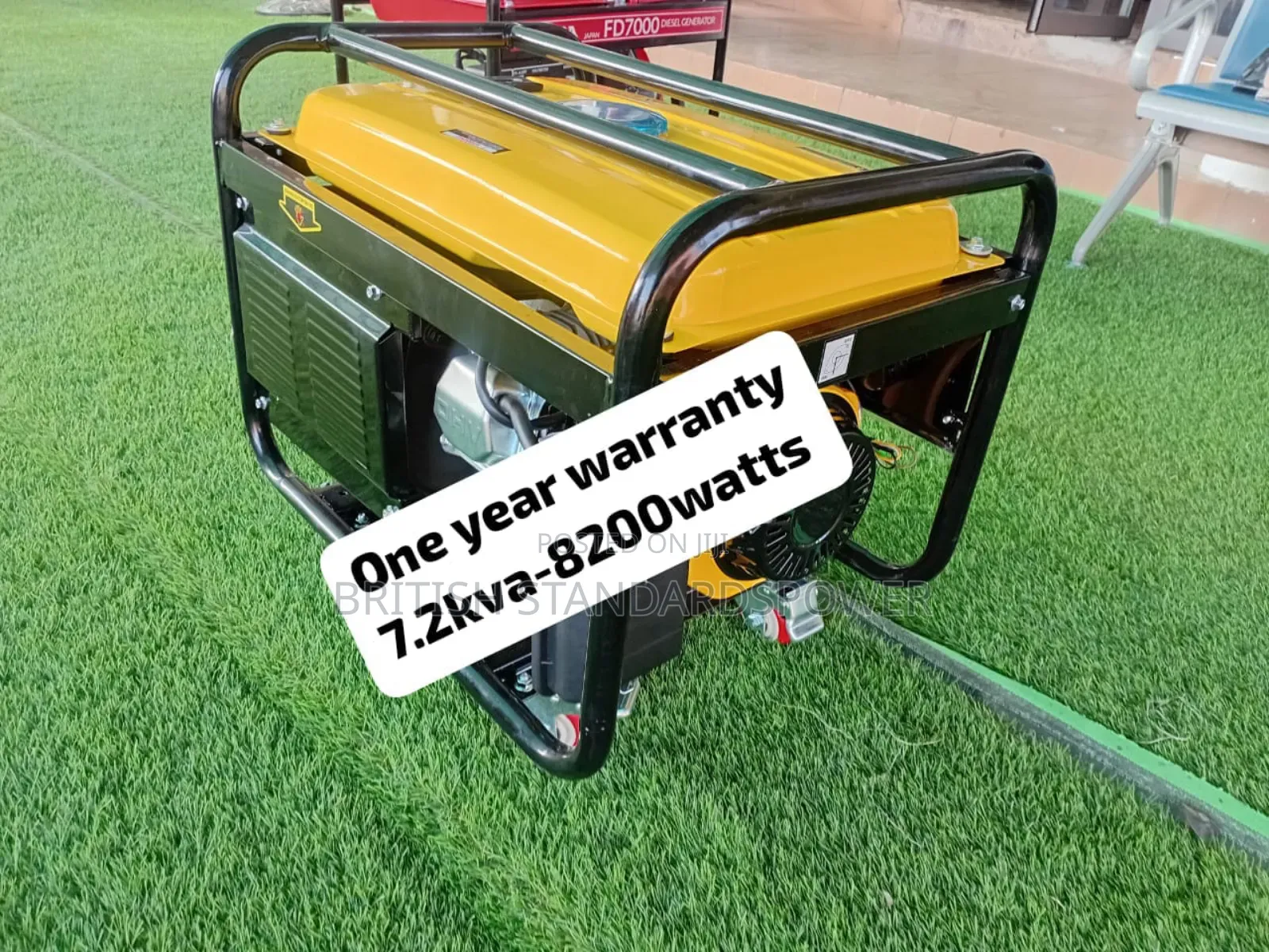 Power Continuity 7.2kva Petrol Generator