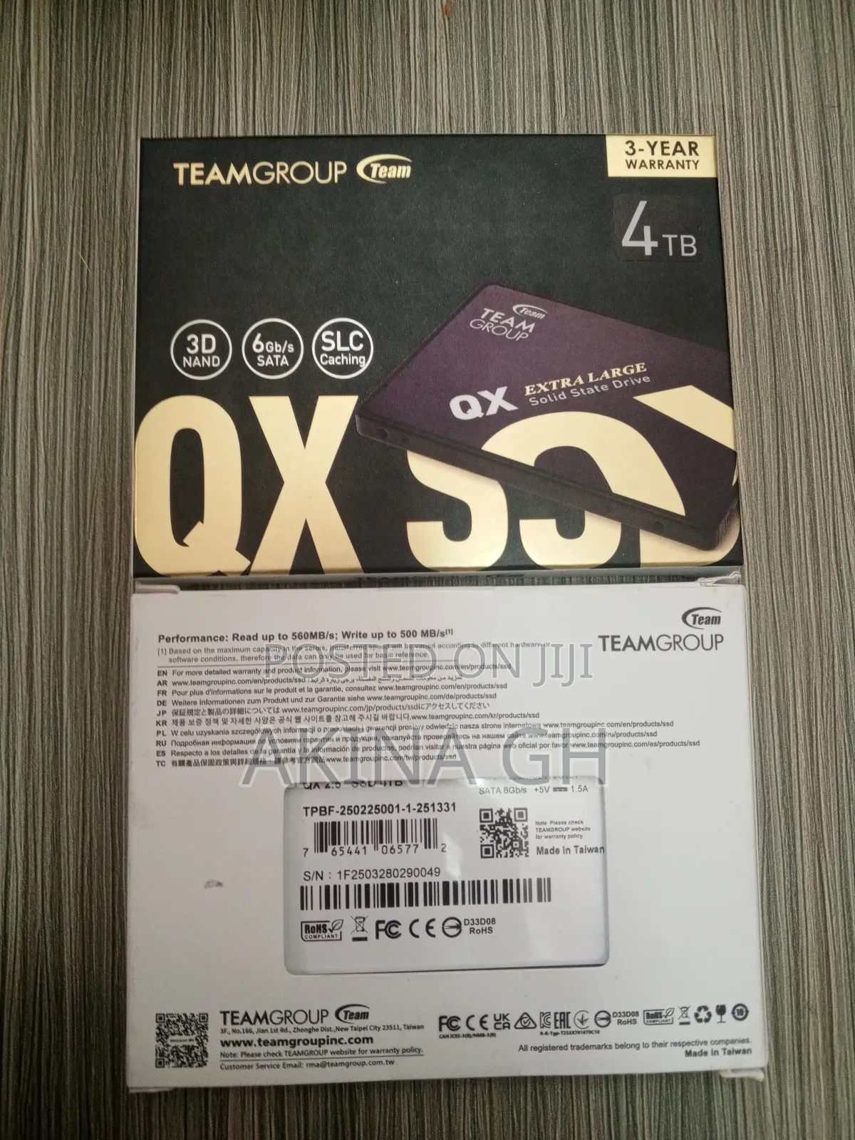 Teamgroup Qx 4tb 3d Nand QLC 2.5" Solid State Drive SSD
