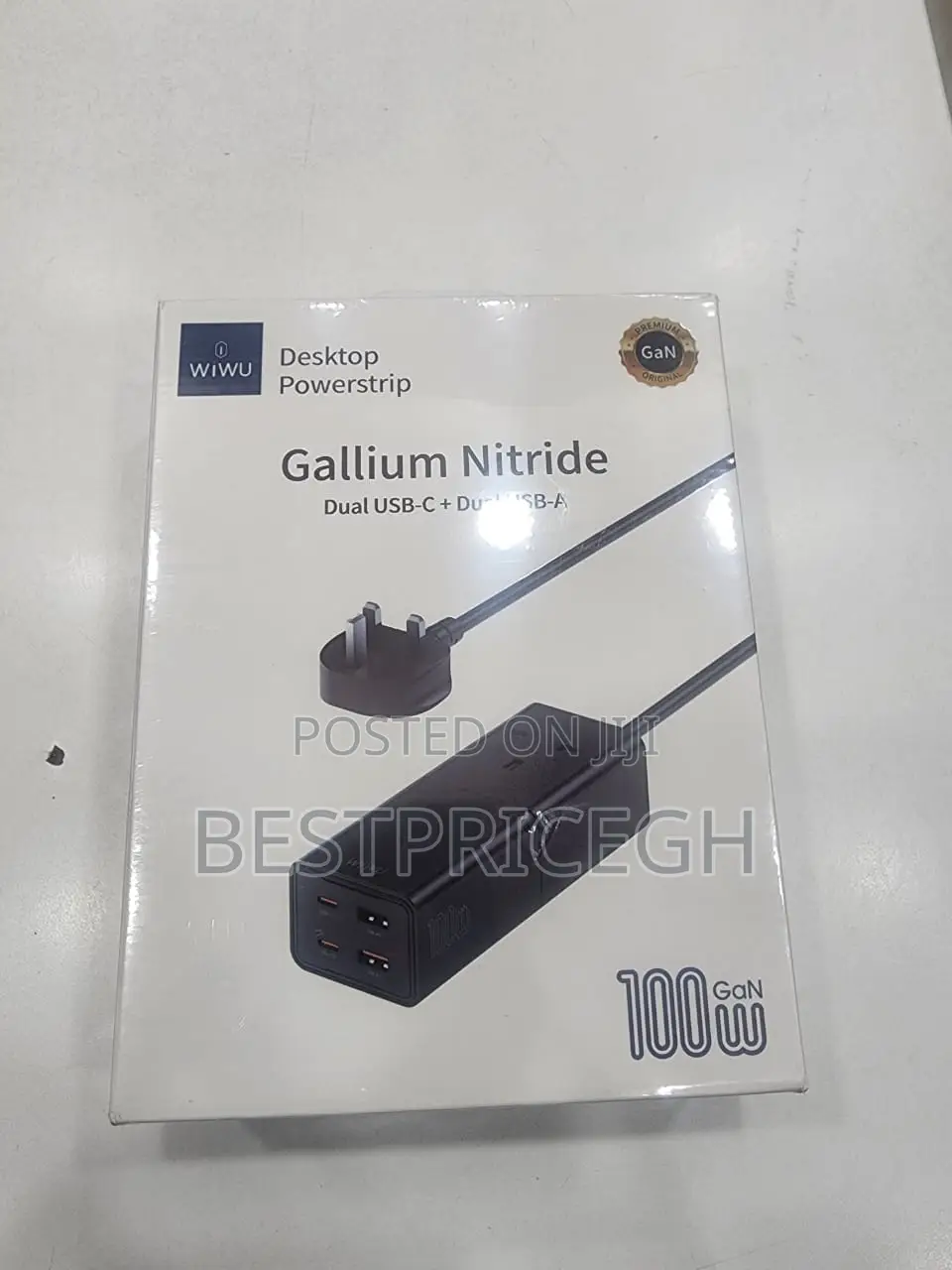 Wiwu Gallium Nitride Dual Usb-C + Dual Usb-A