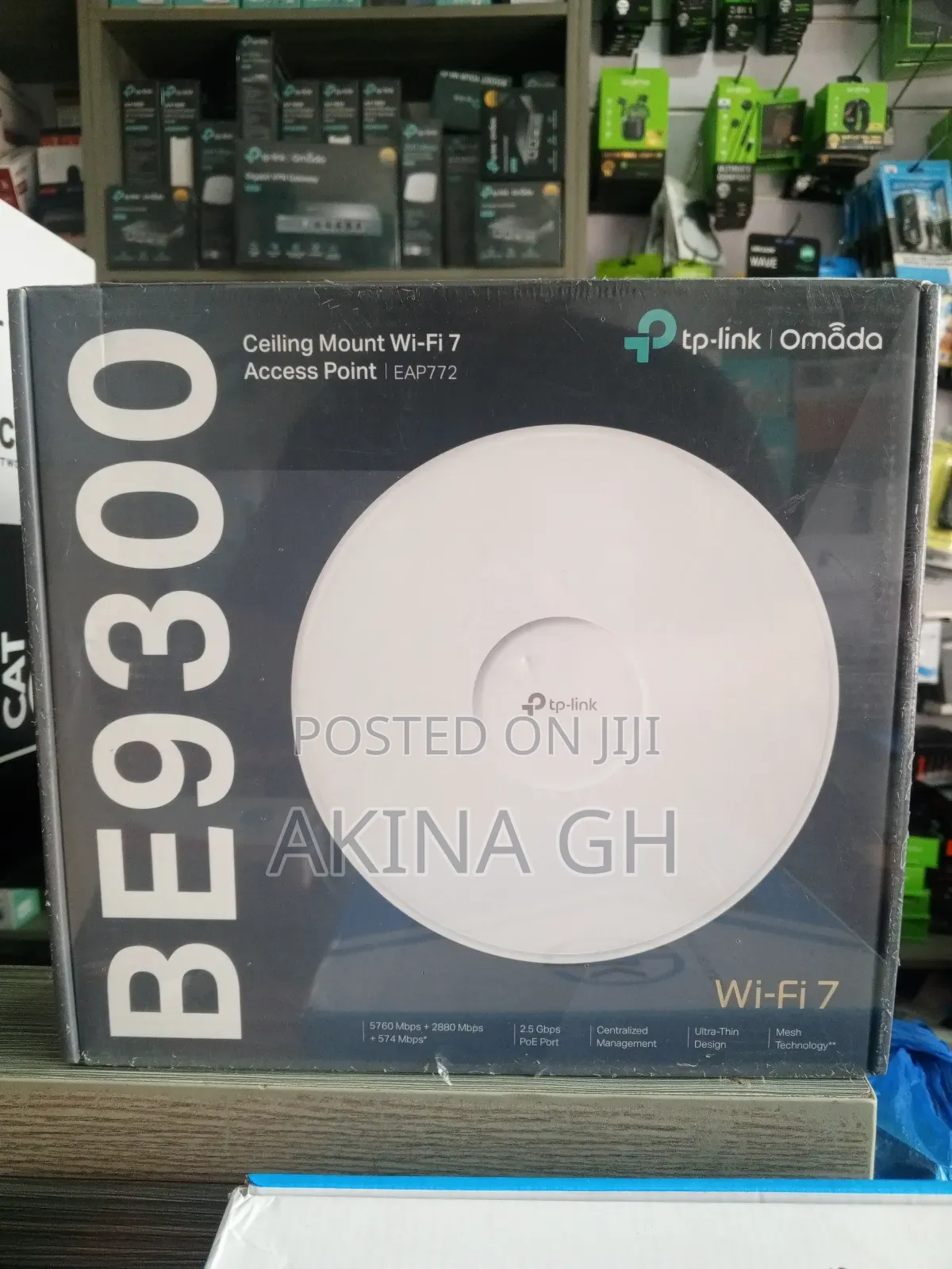 Tp-Link Access Point Omada Eap772 Be9300 Wi-Fi 7 Tri Band