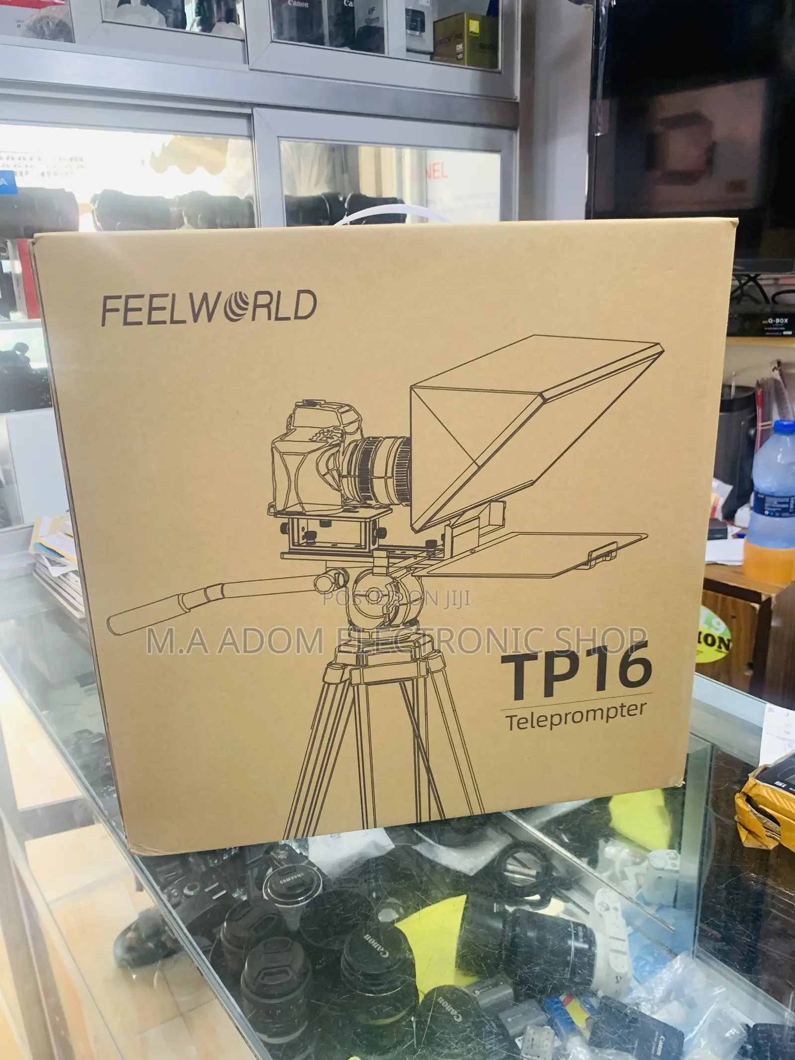 Feelworld Tele Prompter Brand New With Remote