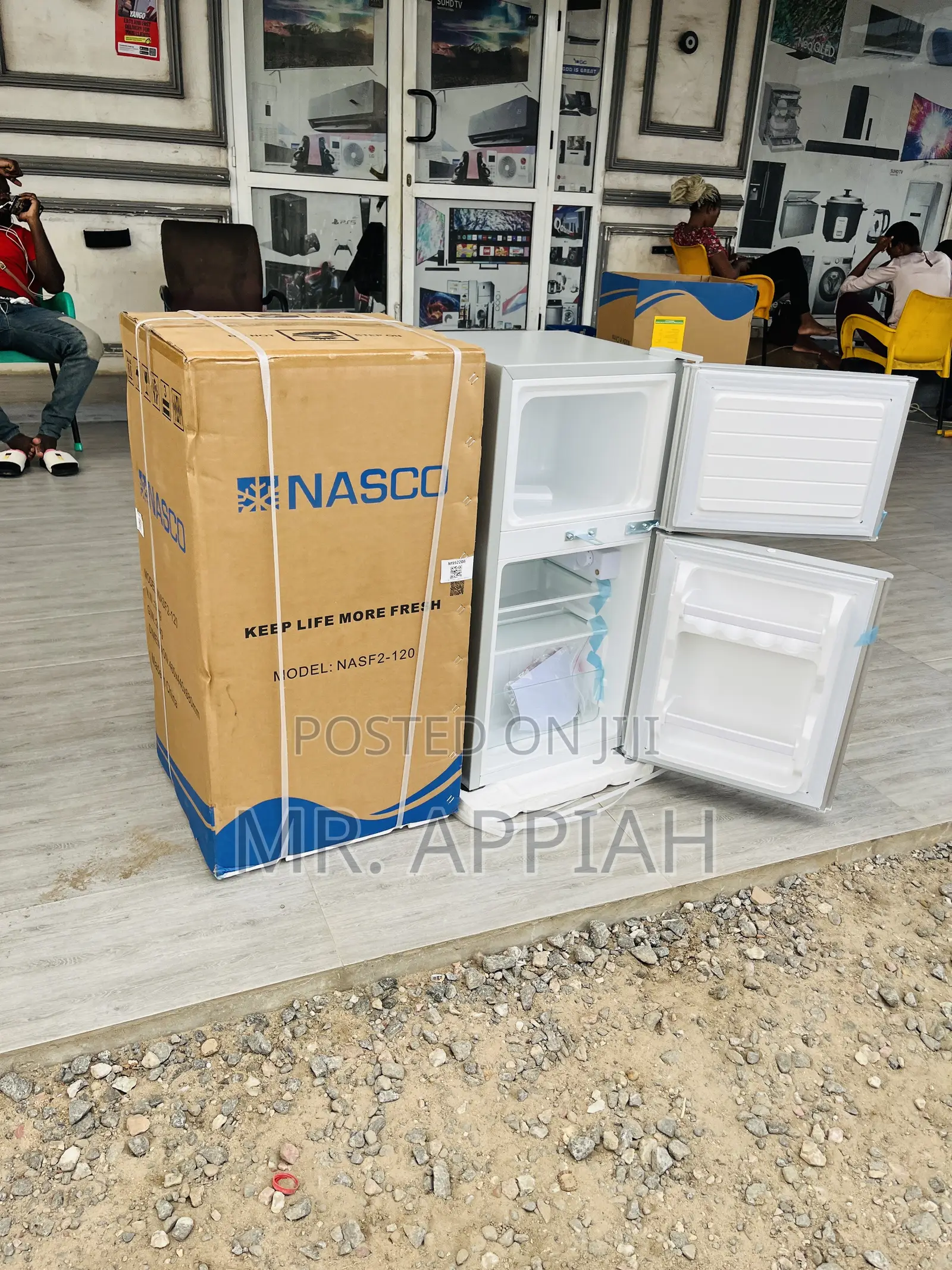 Shop Wonderful Nasco Nas F2-120 2 Door Table Top Fridge.