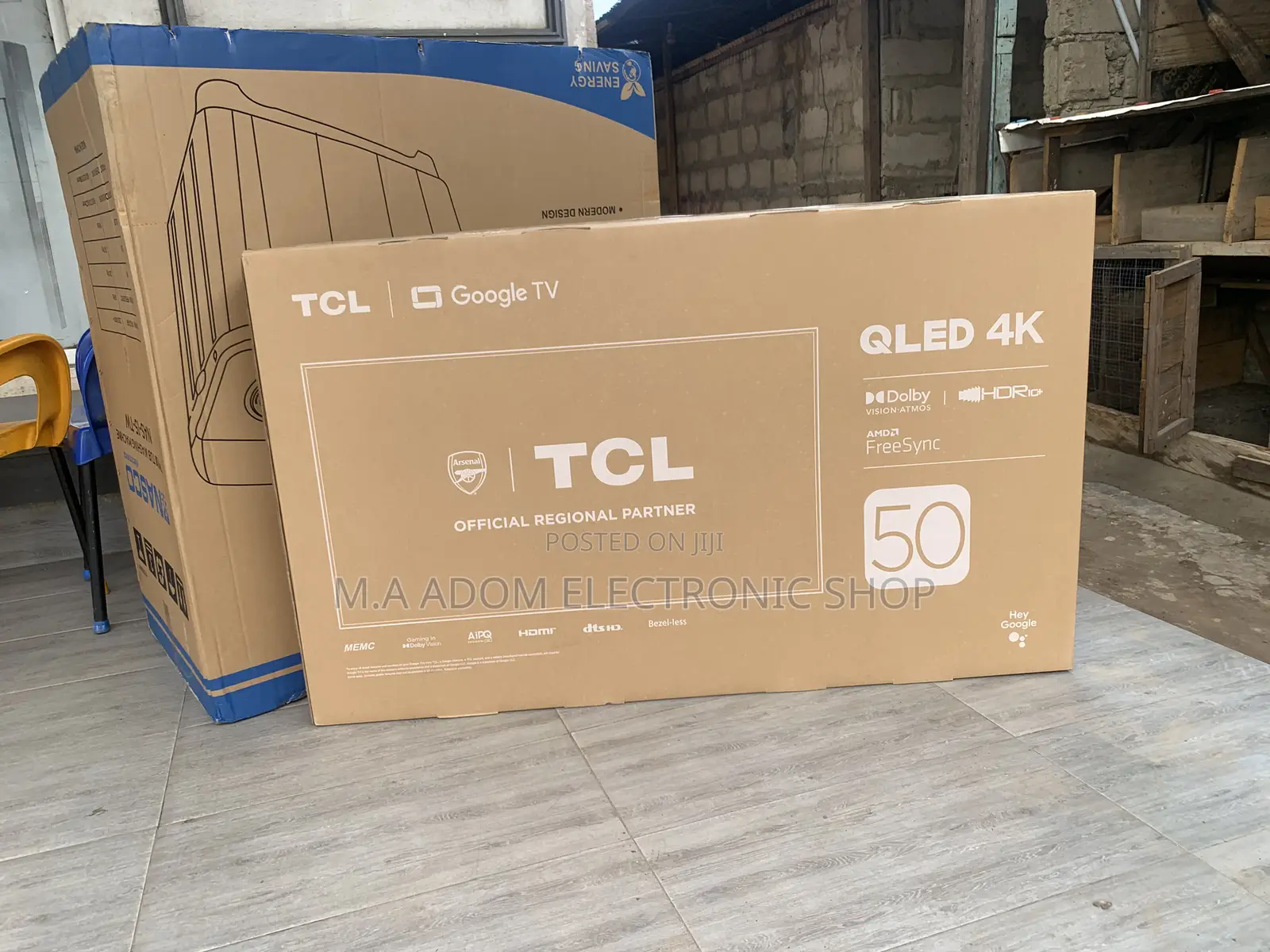 New 2025 TCL 50” Qled Tv
