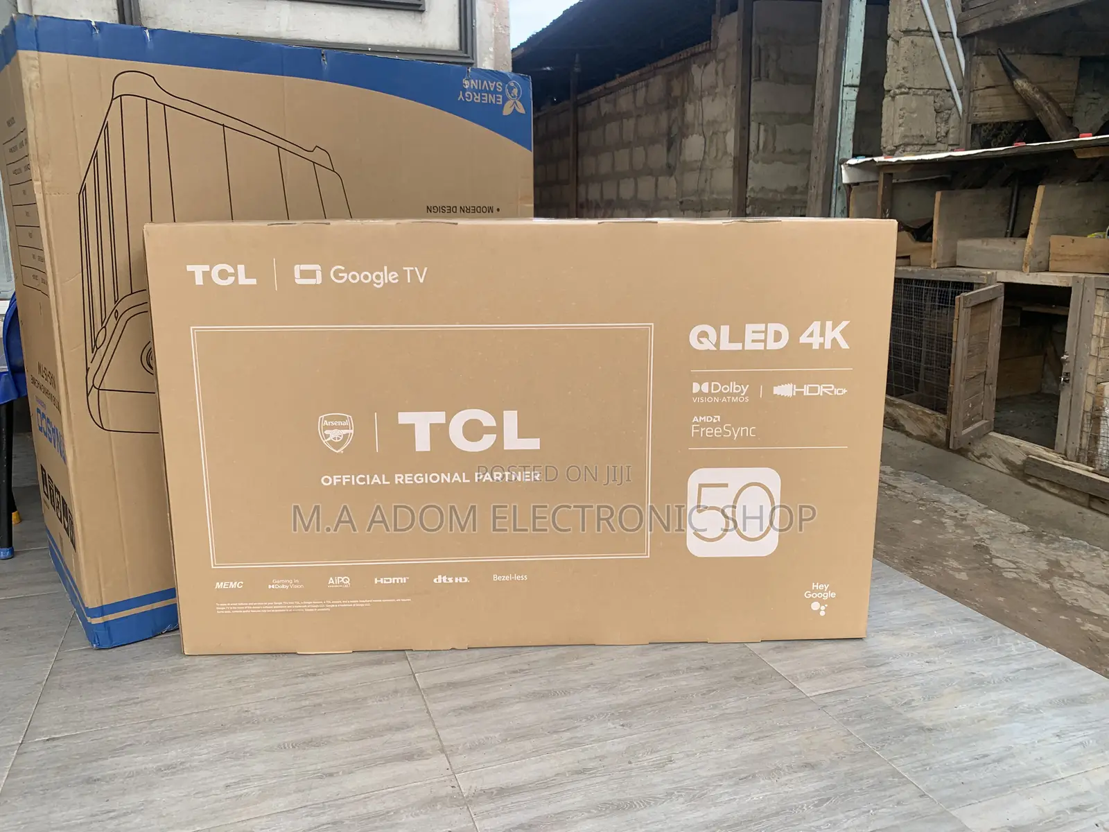 Netflix Youtube TCL 50” Qled Slim Google Led Tv