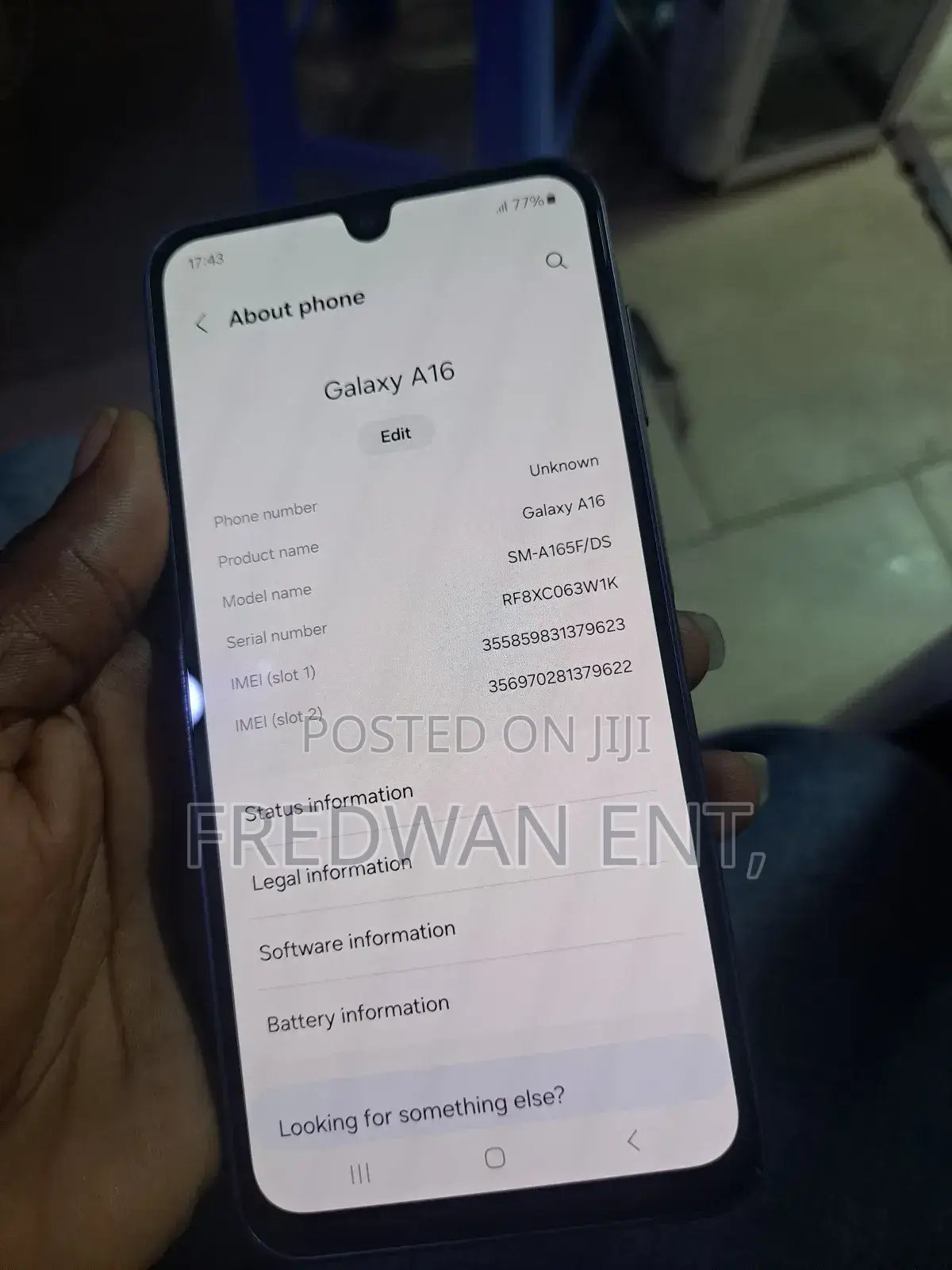 Samsung Galaxy A16 5G 128 GB Black