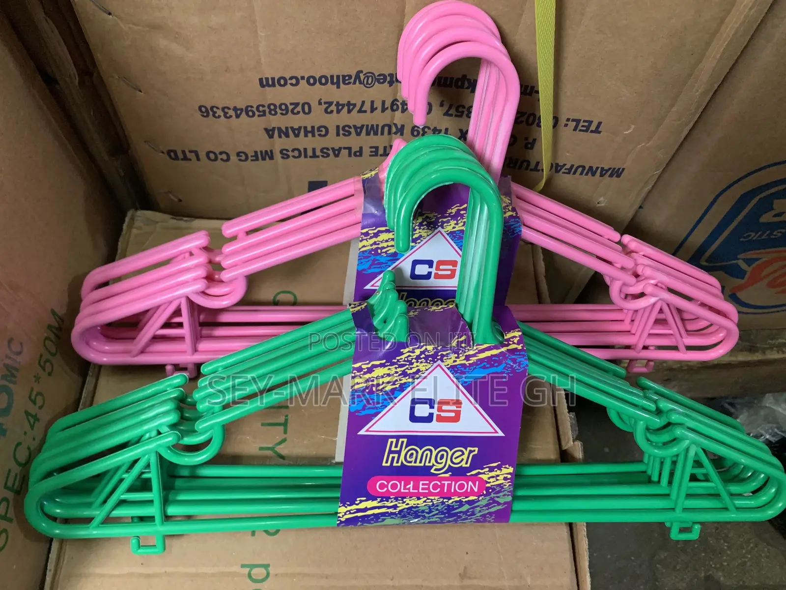 Colorful Plastic Hanger (3packs / 15pcs)