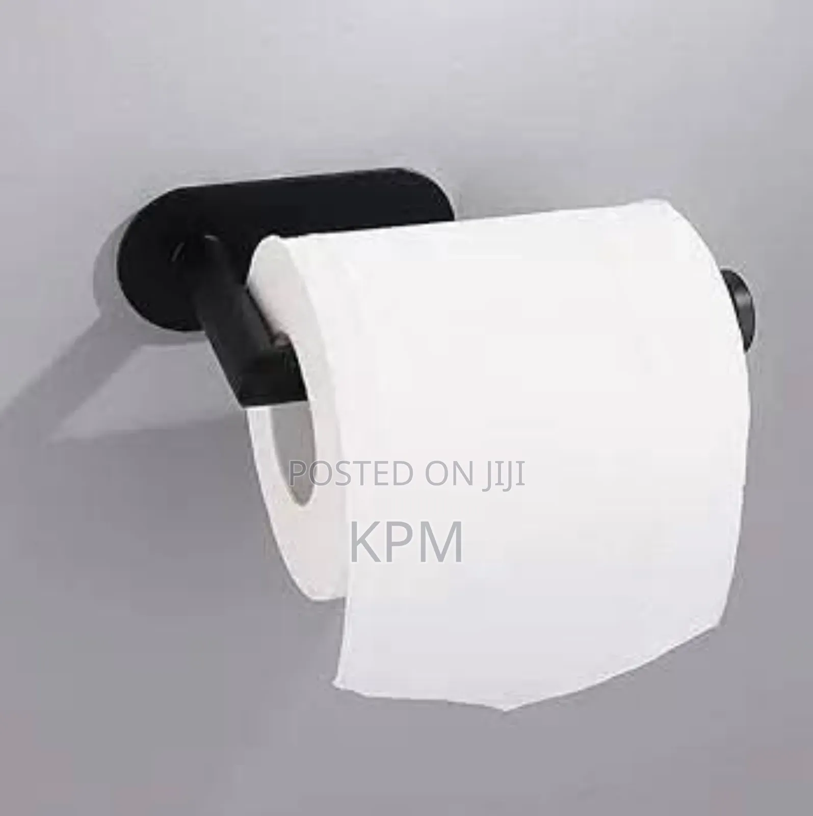 No Drill Adhesive Toilet Roll Holder Gold Color