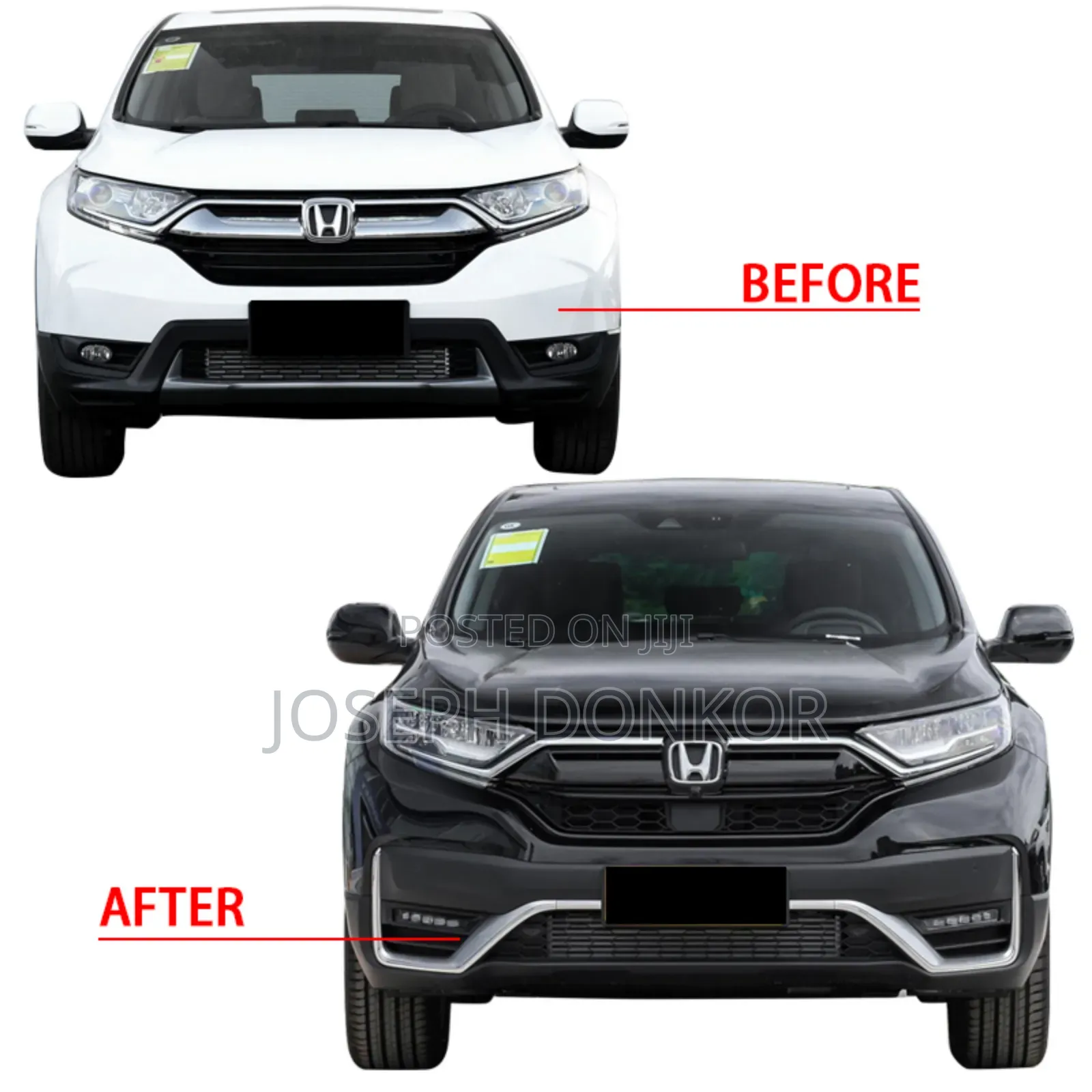 Crv Front Bumper Face Lift 2017,2018,2019 (Upgrade) To 2020,2021,2022