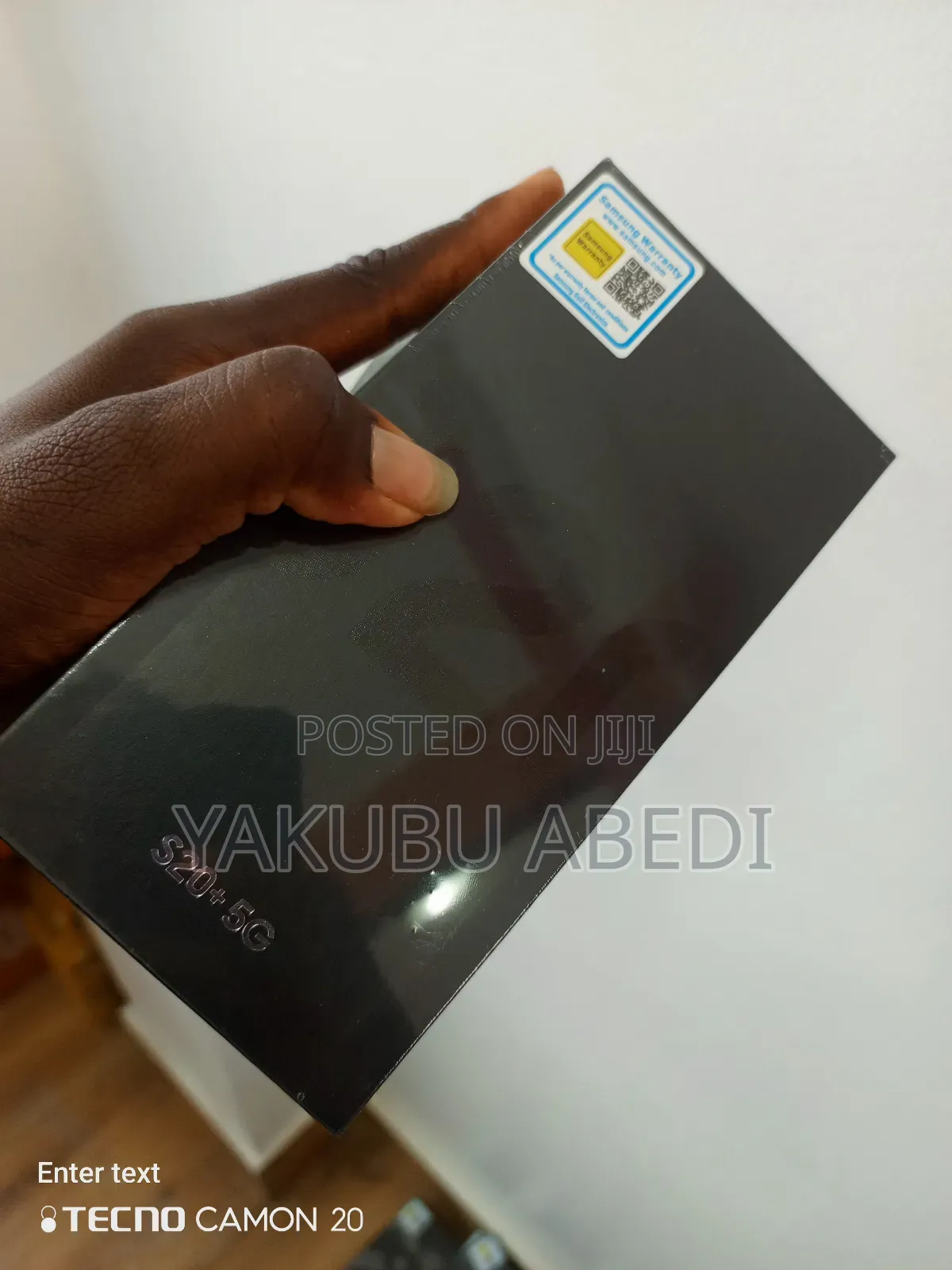 New Samsung Galaxy S20+ 5G 128 GB Black