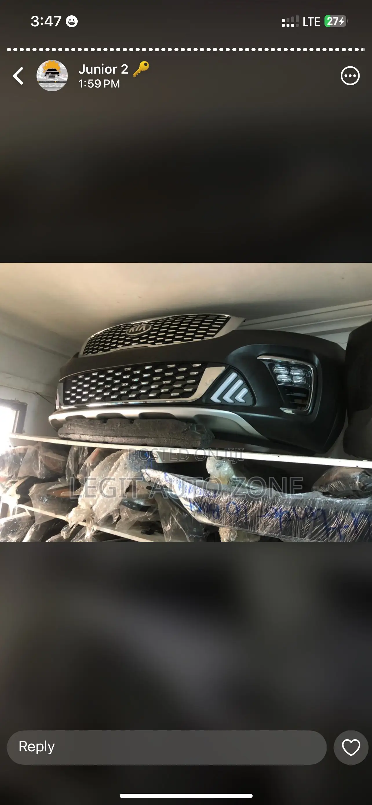 Kia Sorento 2018,2019,2020 Spec Bumper Available