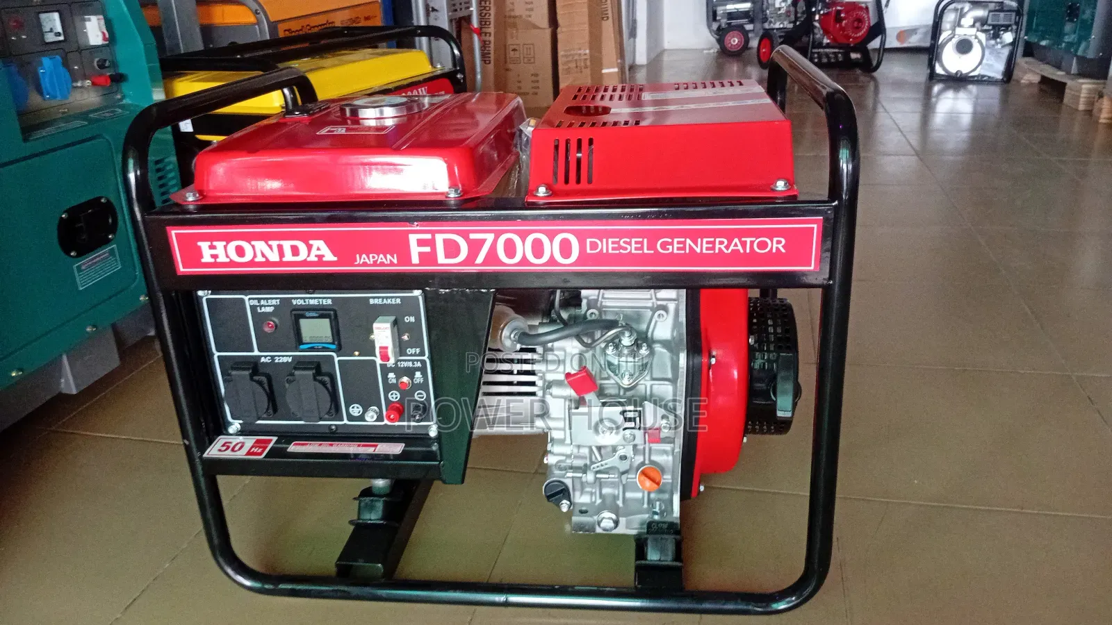 Aircool Chronos 7000watts Diesel Generator 7.5kva 7000watts