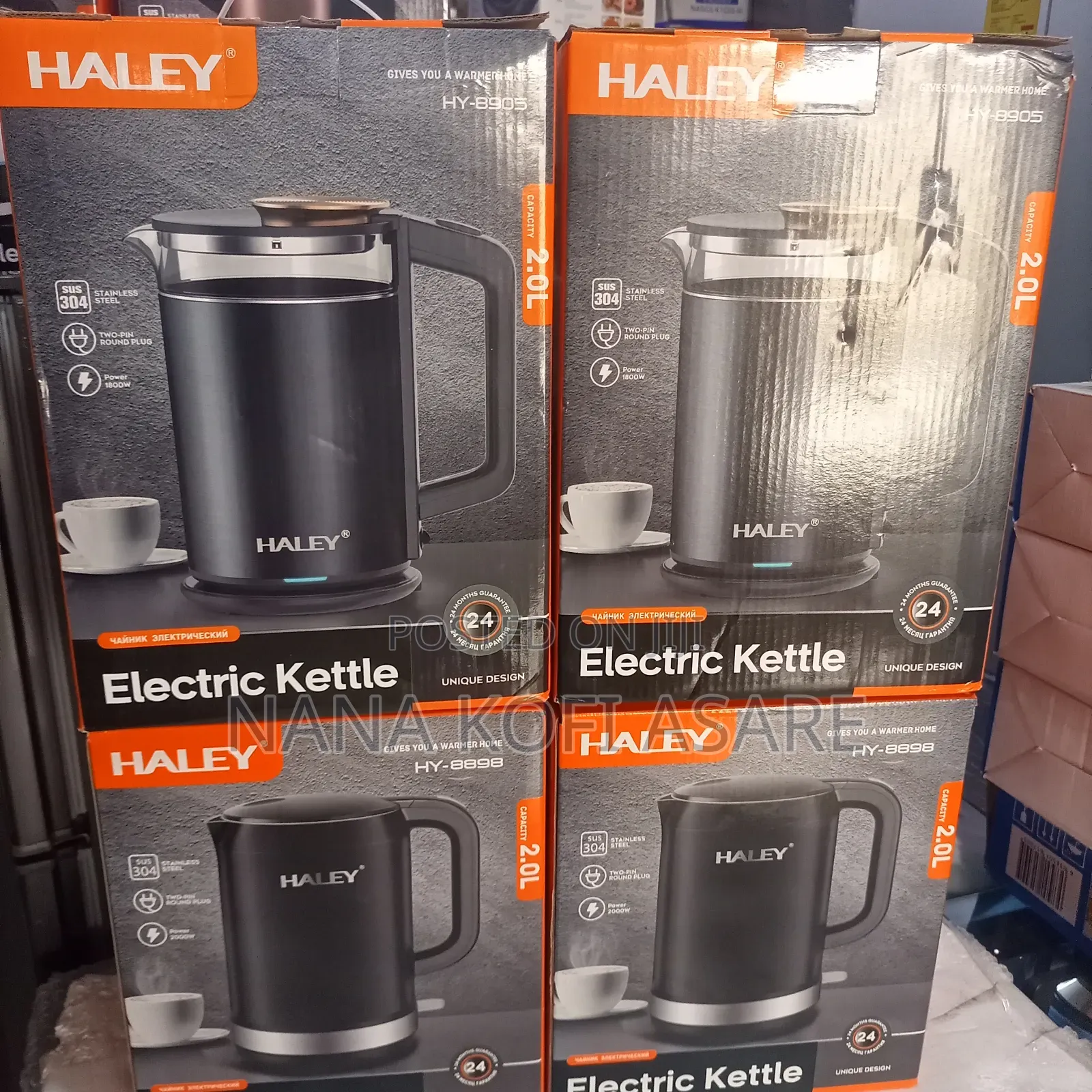 Haley 2.0l Litres Electric Kettle