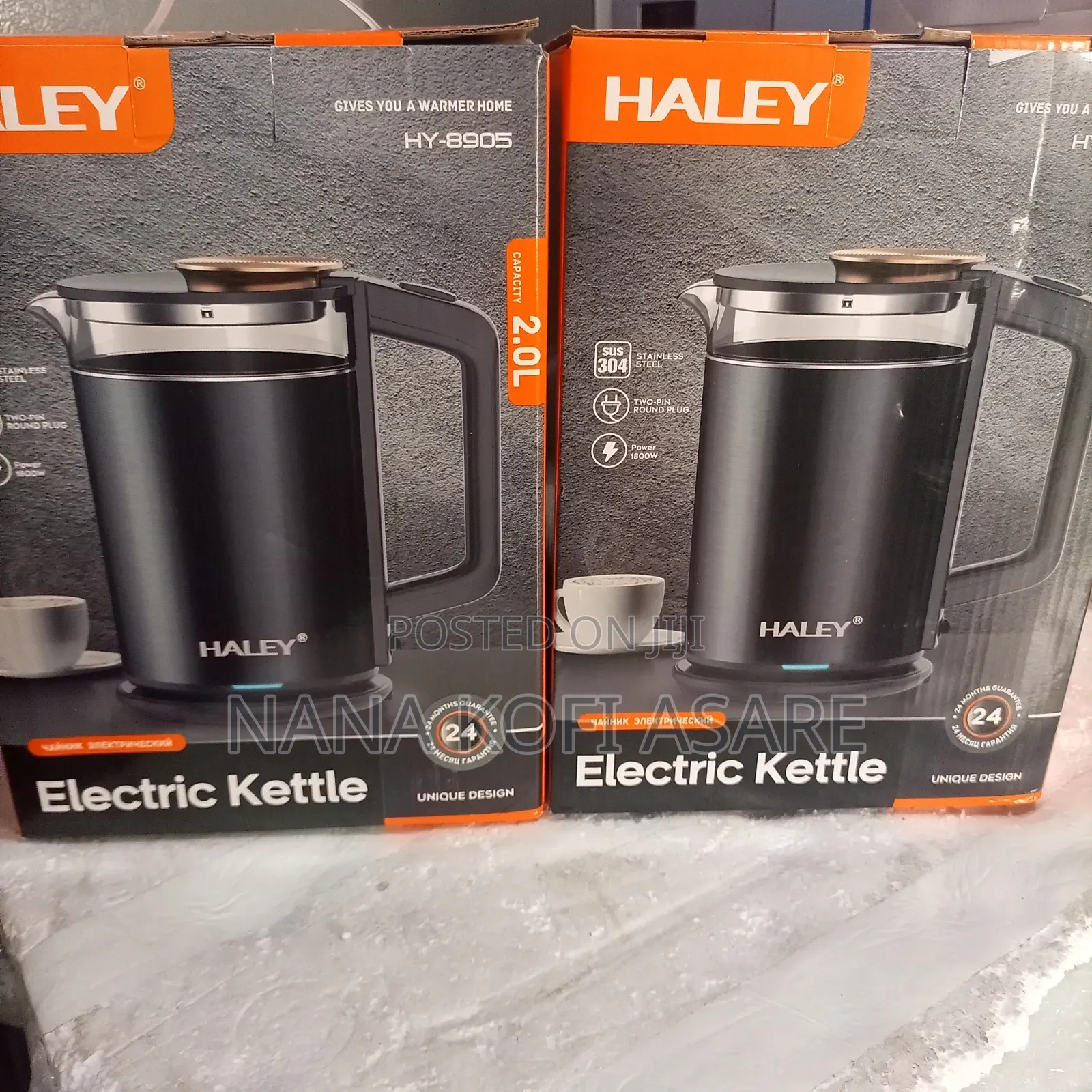 Haley 2.0l Litres Electric Kettle