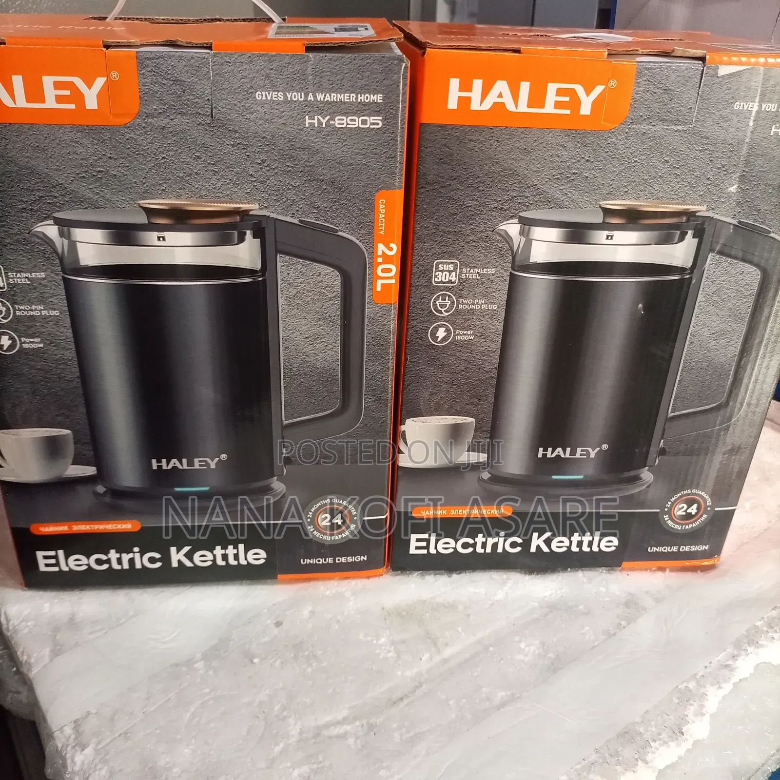 Haley 2.0l Litres Electric Kettle