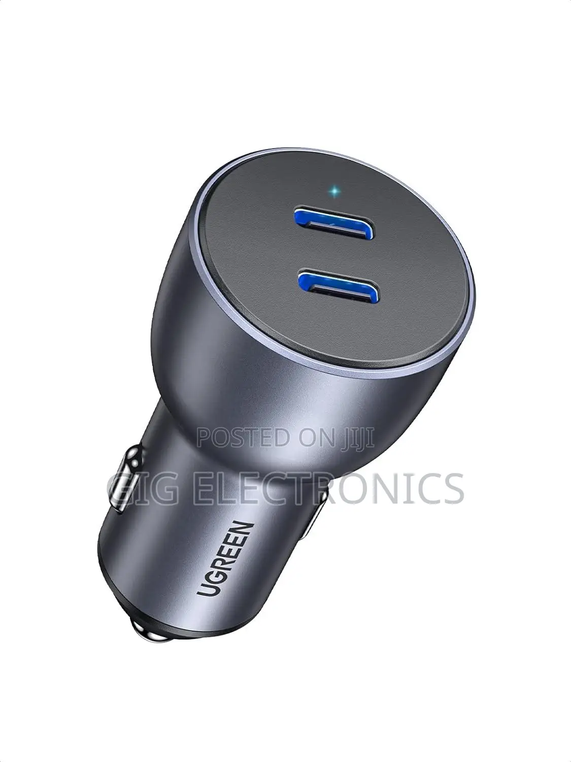 Ugreen Cd213 Dual Usb-c Fast Car Charger Pd 60w