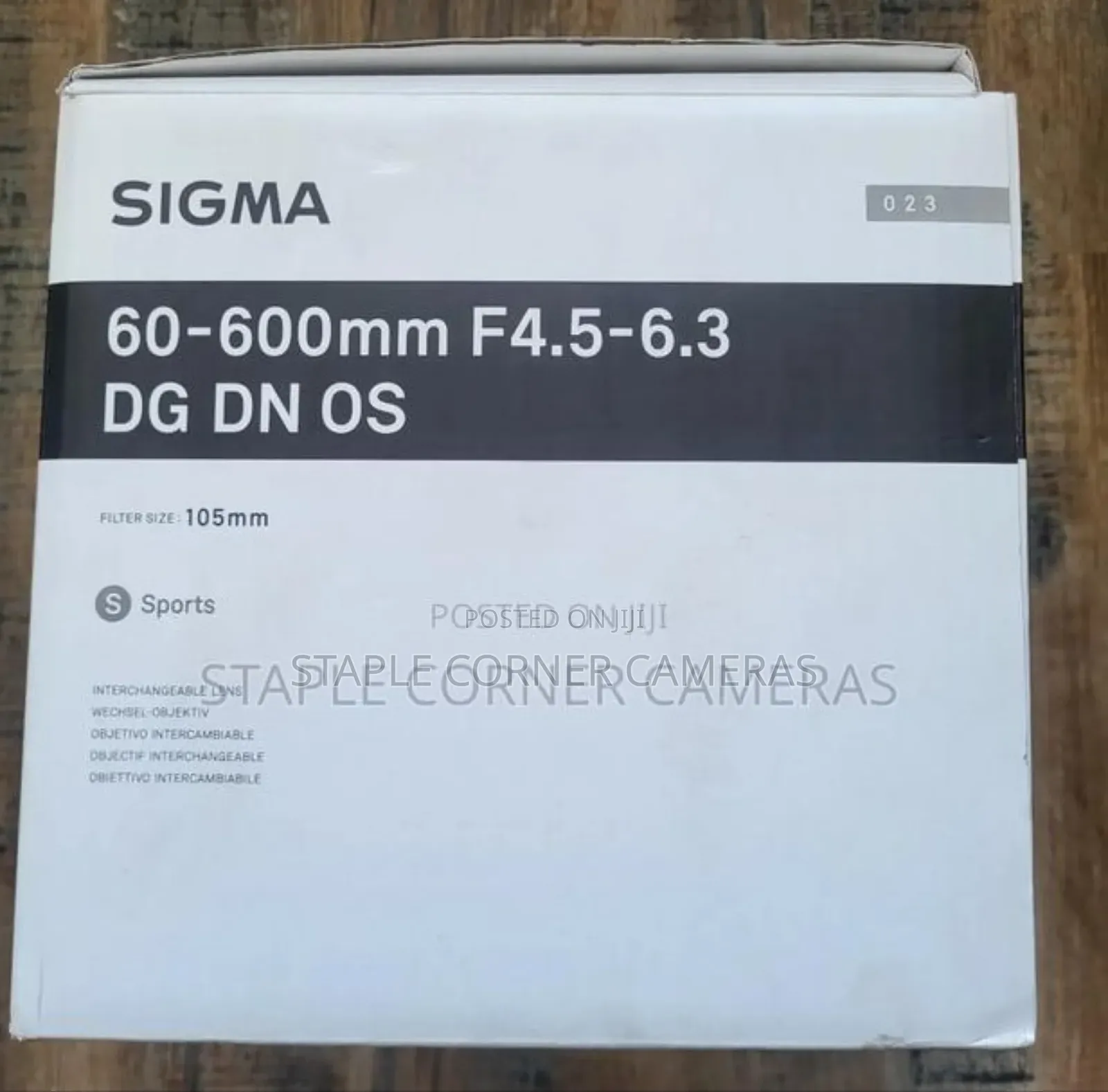 Sigma 60-600mm F4.5-6.3 Dg Dn Os Sports Lens Sony E-mount