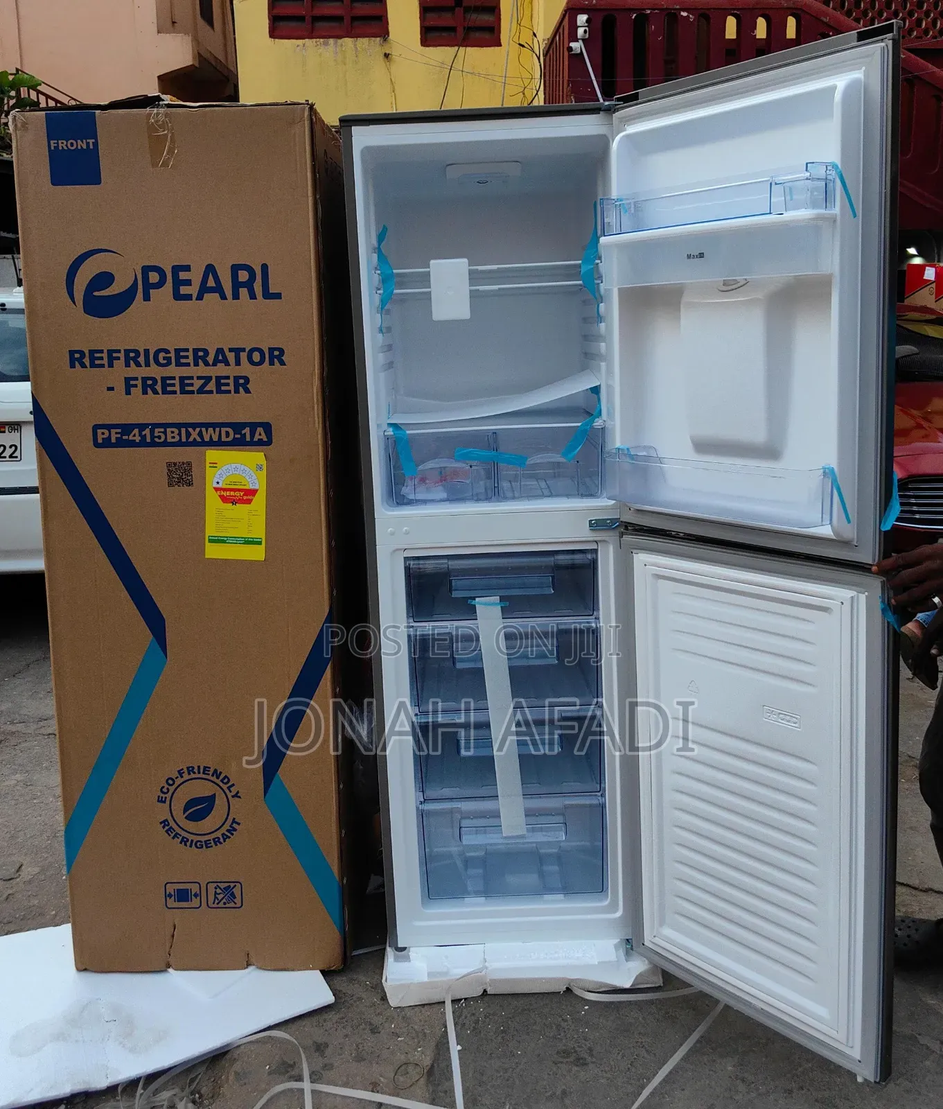 Pearl 246ltr Double Door Fridge With Dispenser Pf-415bixwd-1