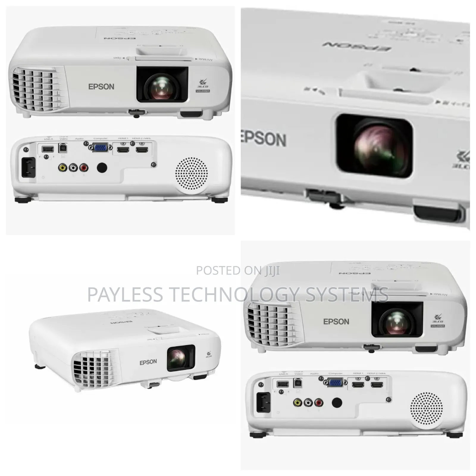 Epson Projector Eb-W06-3600 Lumens, Hdmi,Vga,Usb
Projector