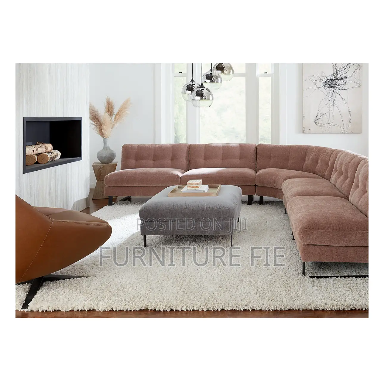 Kathya 5-Pc. Fabric Sectional Living Room Set From Macys Usa