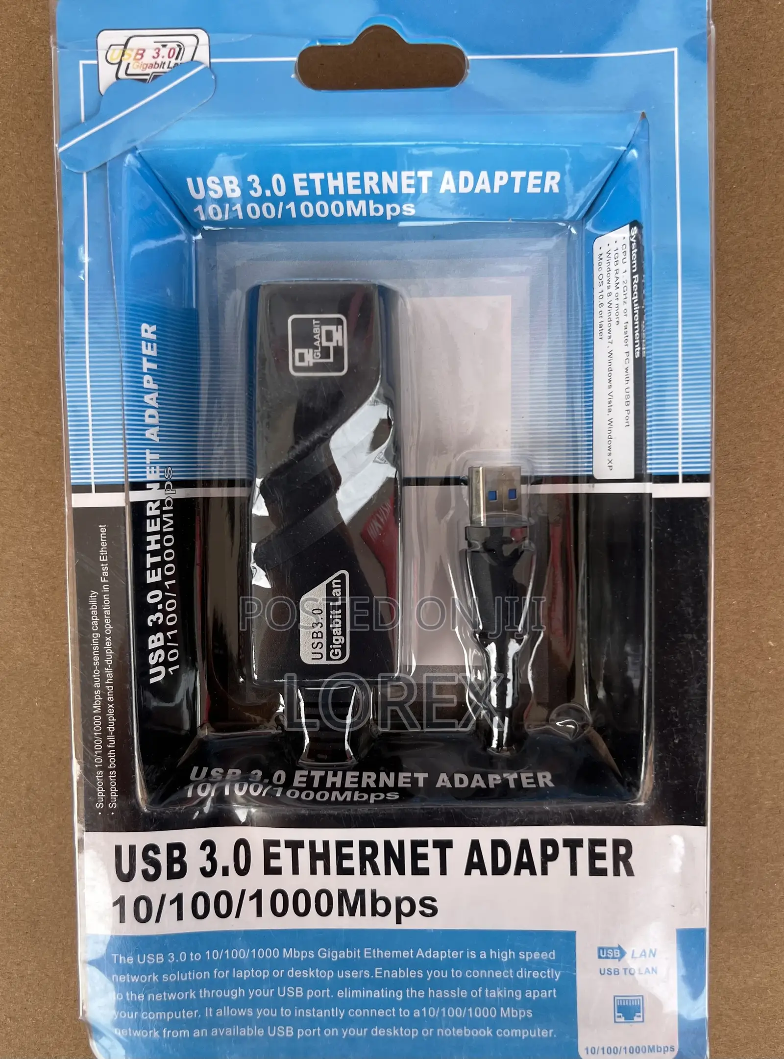 Usb 3.0 to Lan Ethernet Adapter 10/100/1000mbps