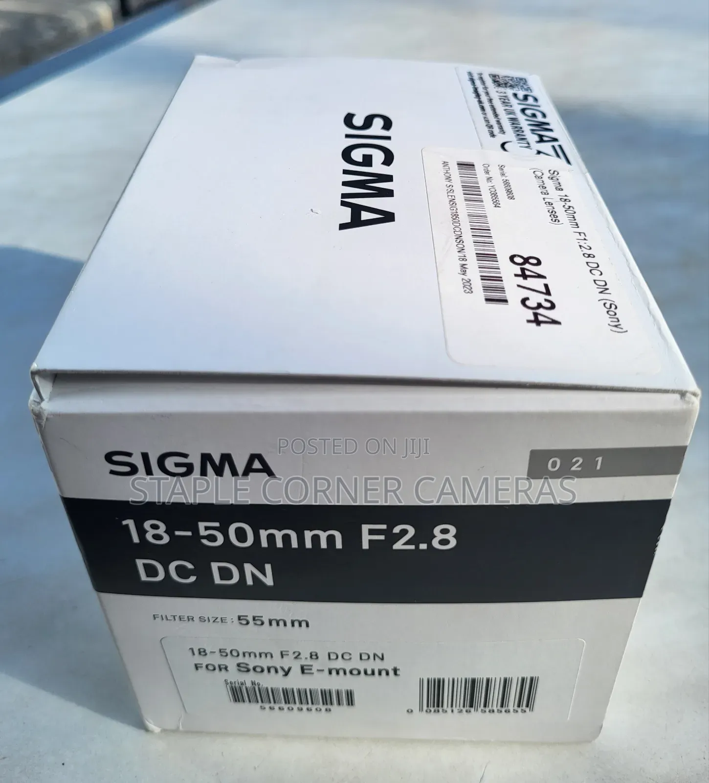 Sigma 18-50mm F2.8 Dc Dn Sony E-mount Lens