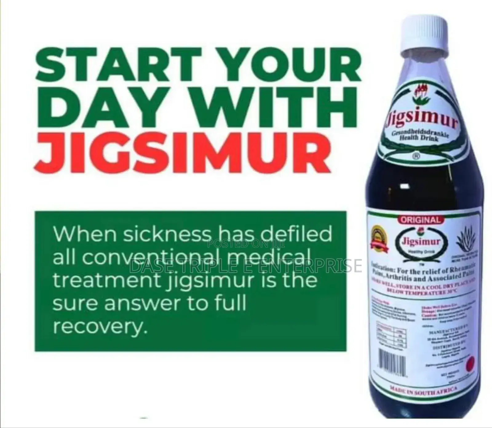 Jigsimur Health Drink 750ml