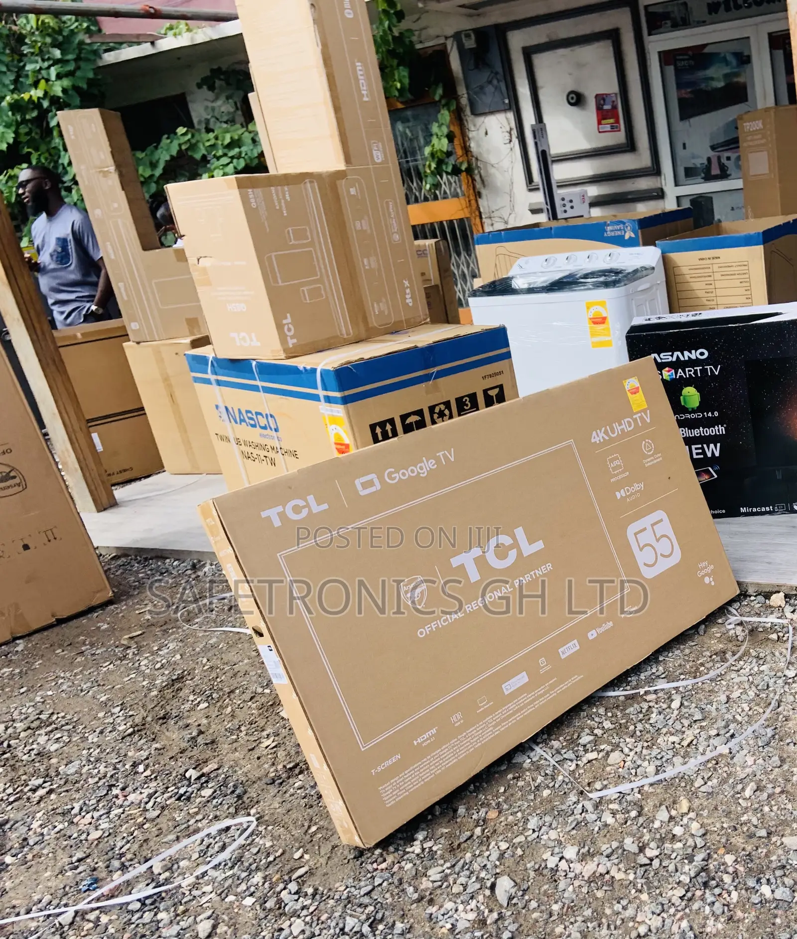 TCL Hdmi 55 Inch Smart Led Uhd P635 Tv