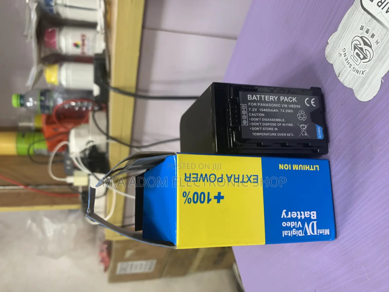 Panasonic Camcorder Battery Vw-Vbd98 Rechargeable Battery