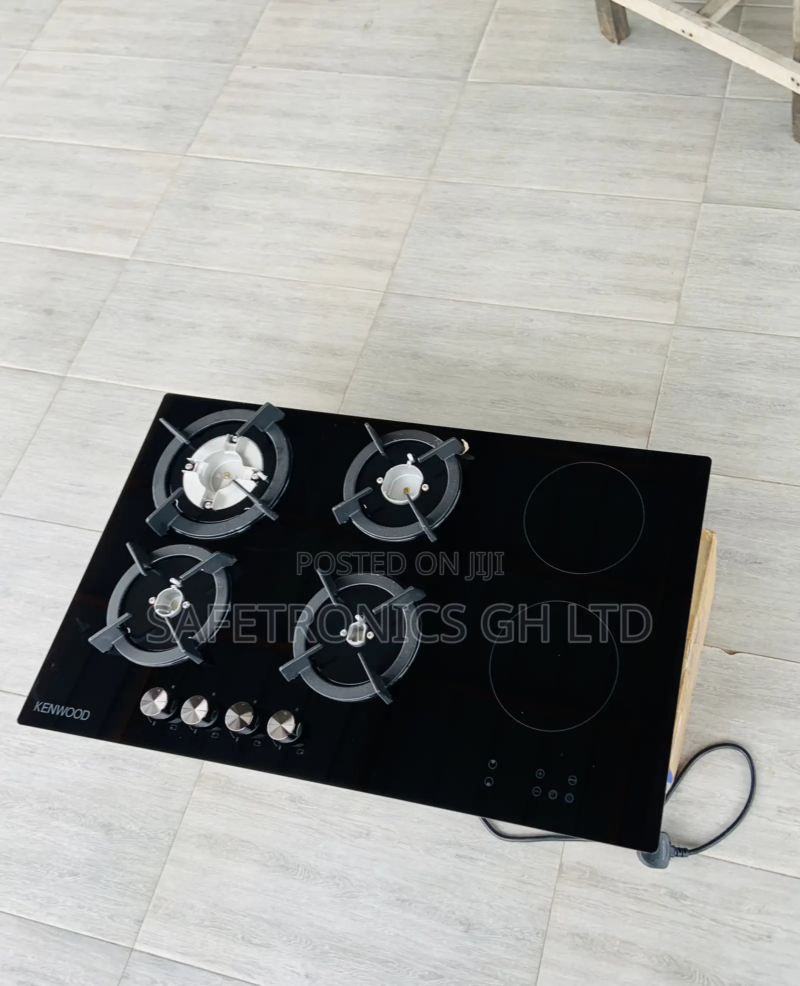 Original Black 4 Gas Cooker Kenwood 90cm 2 Electric Cooker