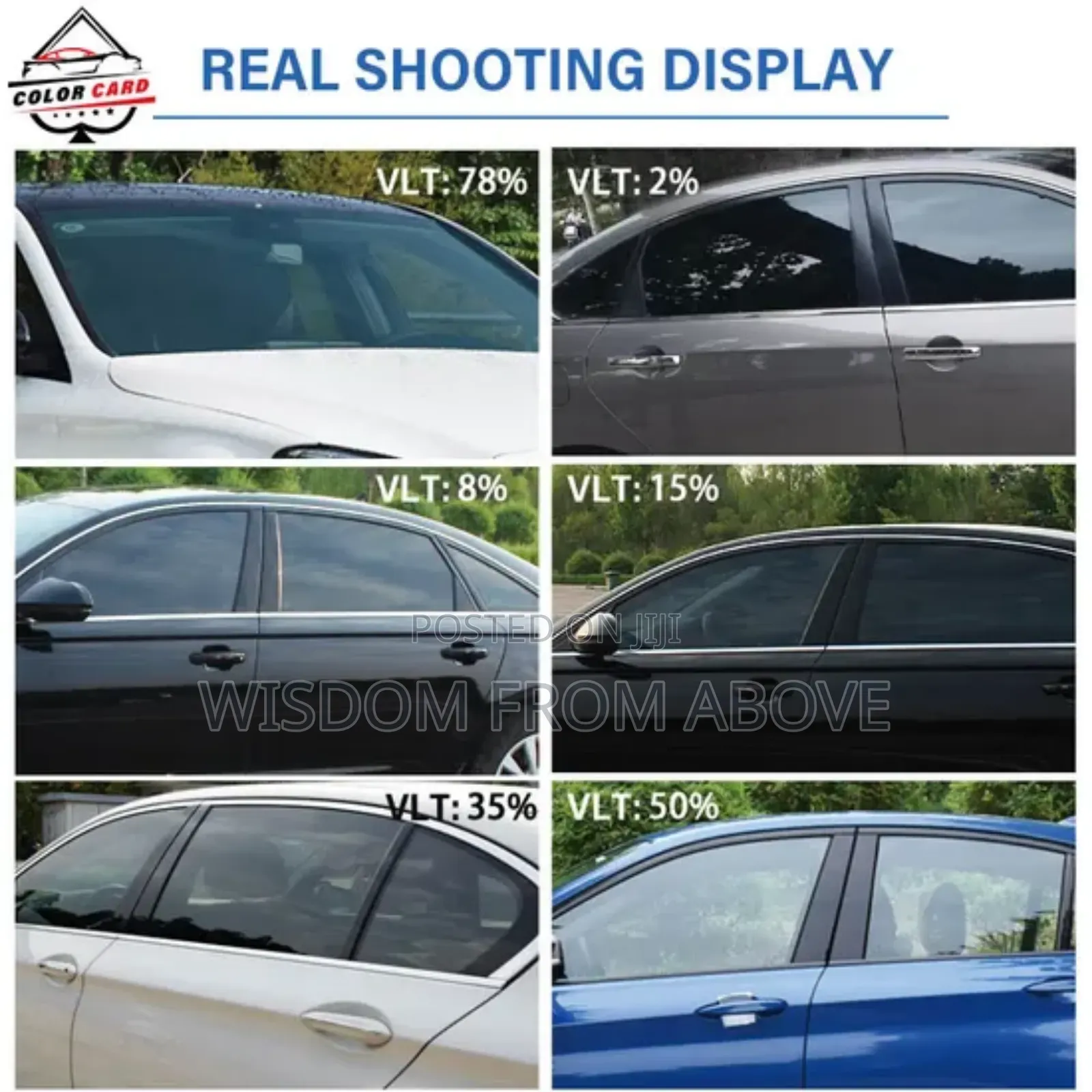 Foreign Original Quality Islamic Flames Tinted for All Cars