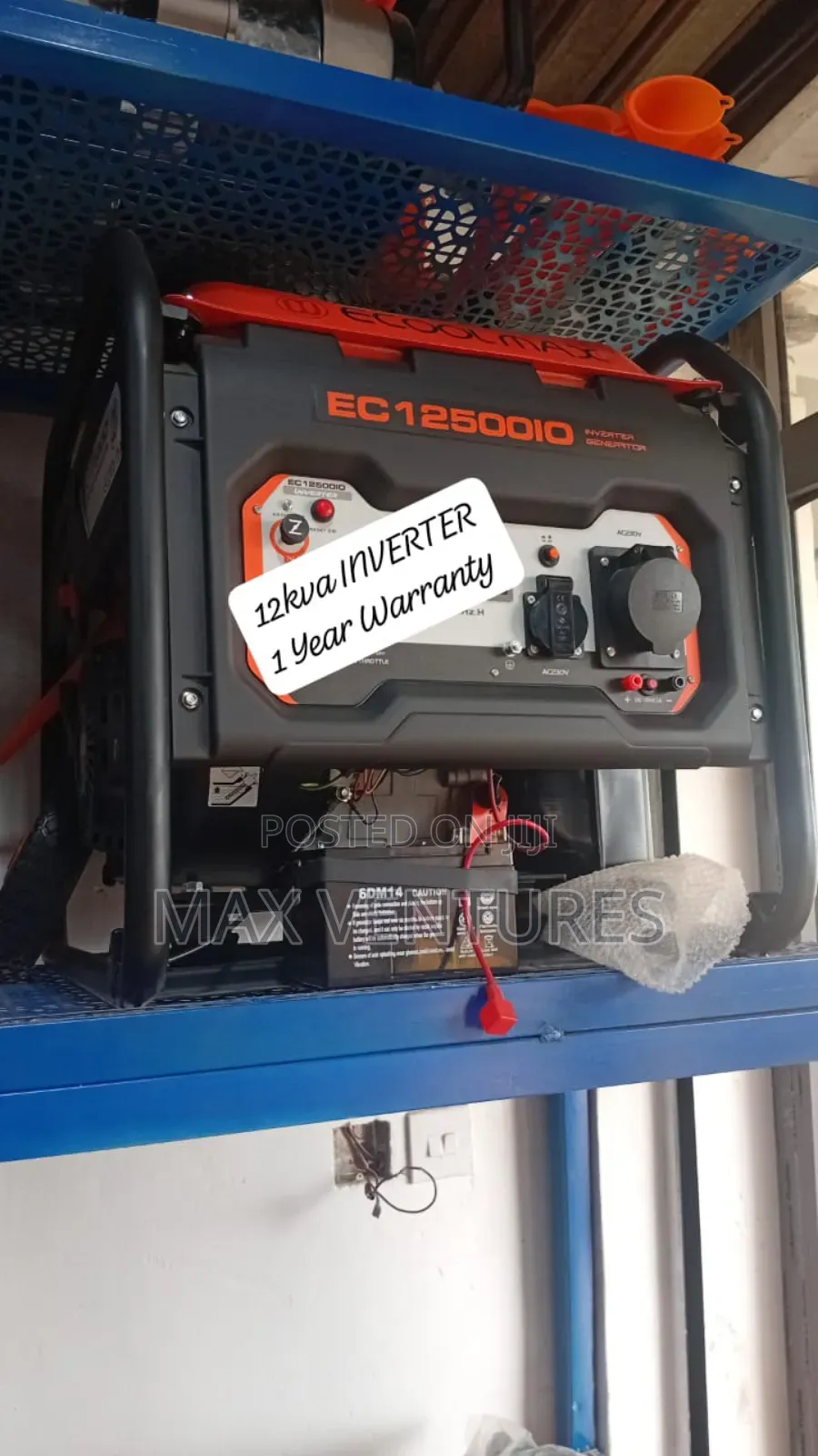 Ecoolmax Gasoline Inverter Generator 12kva Power Supply