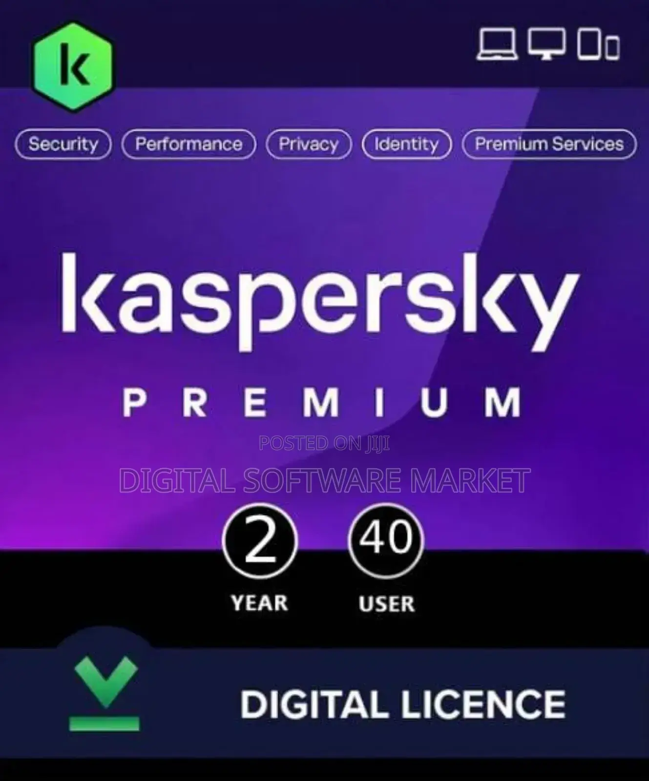 Kaspersky Premium 10 Devices 1 Year Windows/Mac/Android/Ios