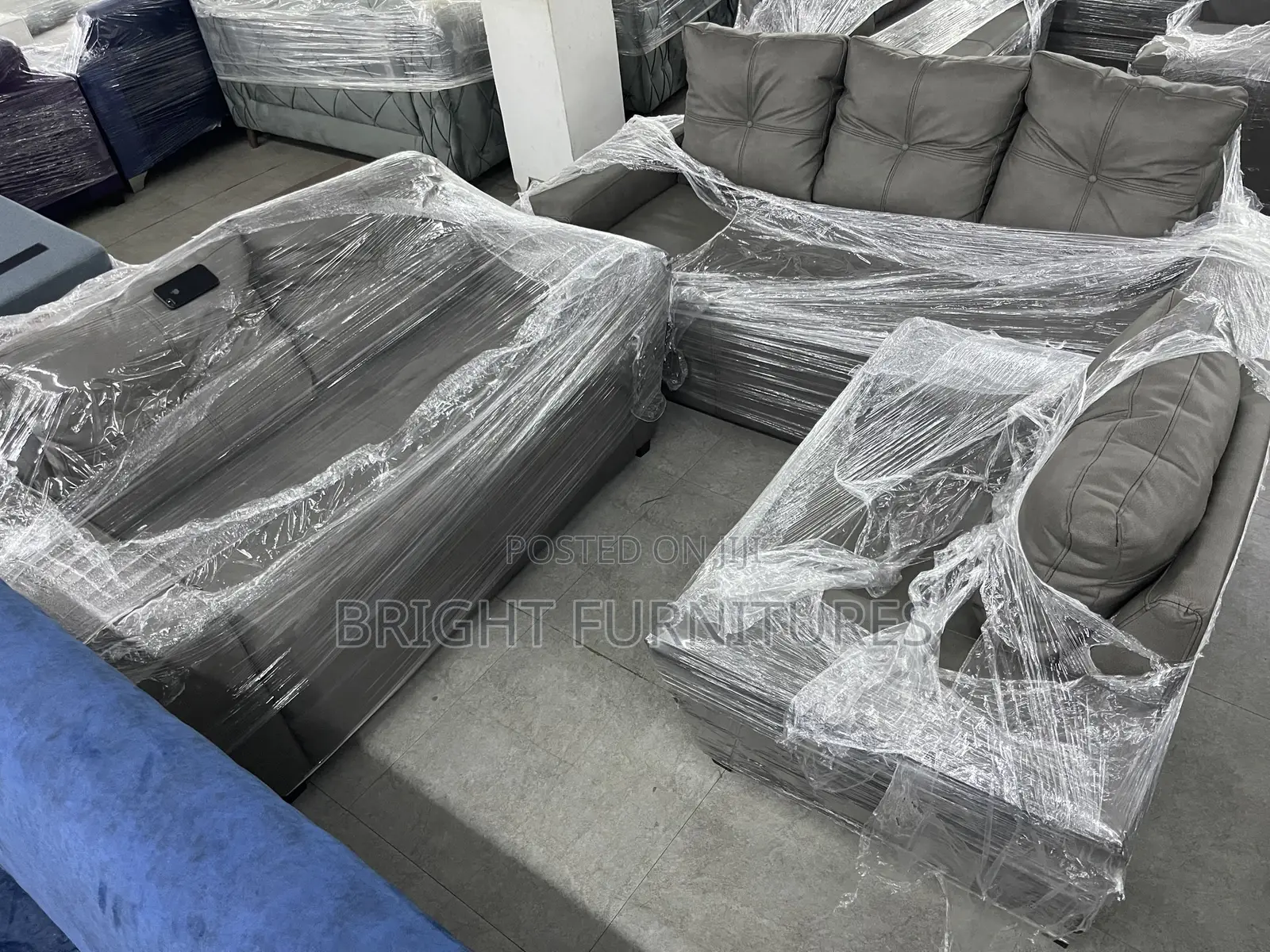 High Quality Leather 3+2+1 Sofa Sets