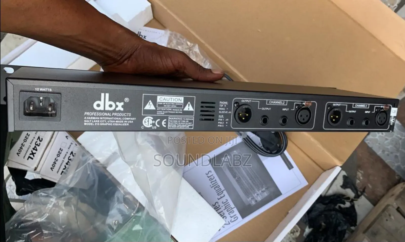 Dbx 215/131 Is A 2-series Graphic Equalizer