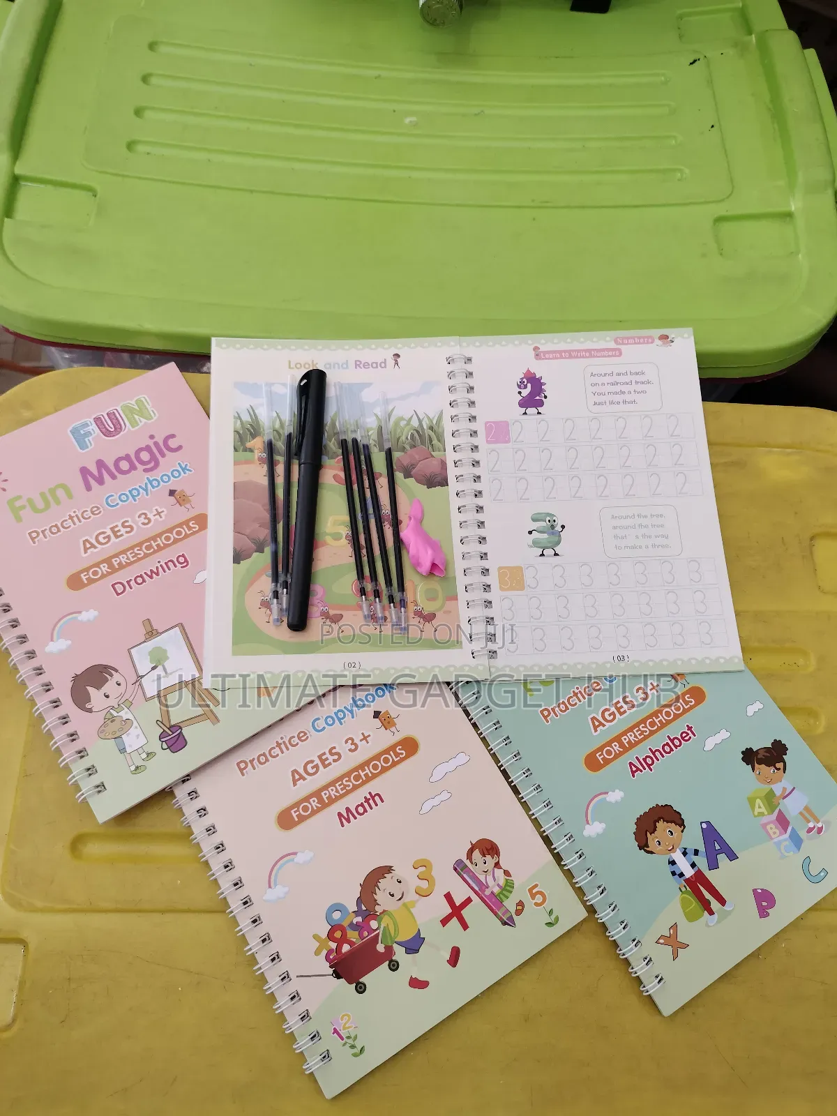 Four Set Sunk Magic Book
