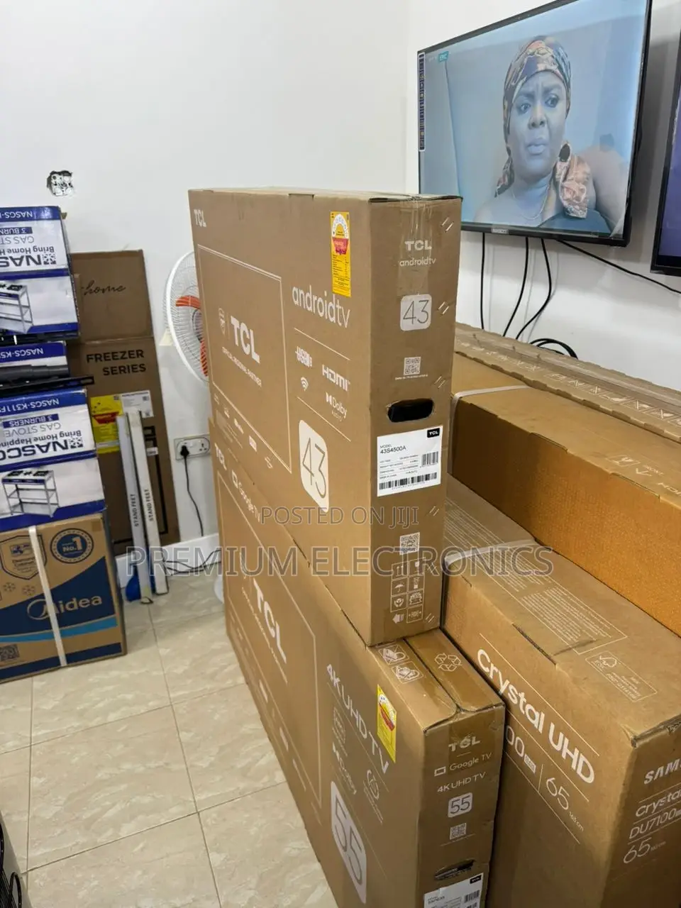 TCL 43" Android Frameless Smart Tv, Bluetooth, Wifi Hdr10